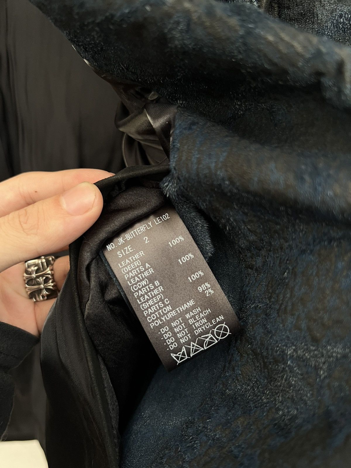 If Six Was Nine If Six Was Nine asymmetric cut leather hair blazer Size 46S - 12 Thumbnail