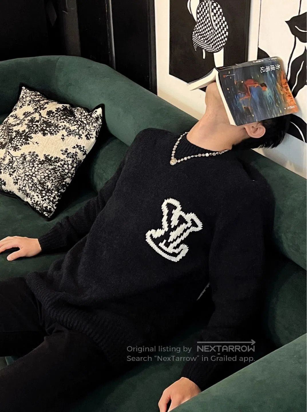 Louis Vuitton Louis Vuitton 2024 Teddy Sweater Black S. Size US S / EU 44-46 / 1 - 8 Thumbnail