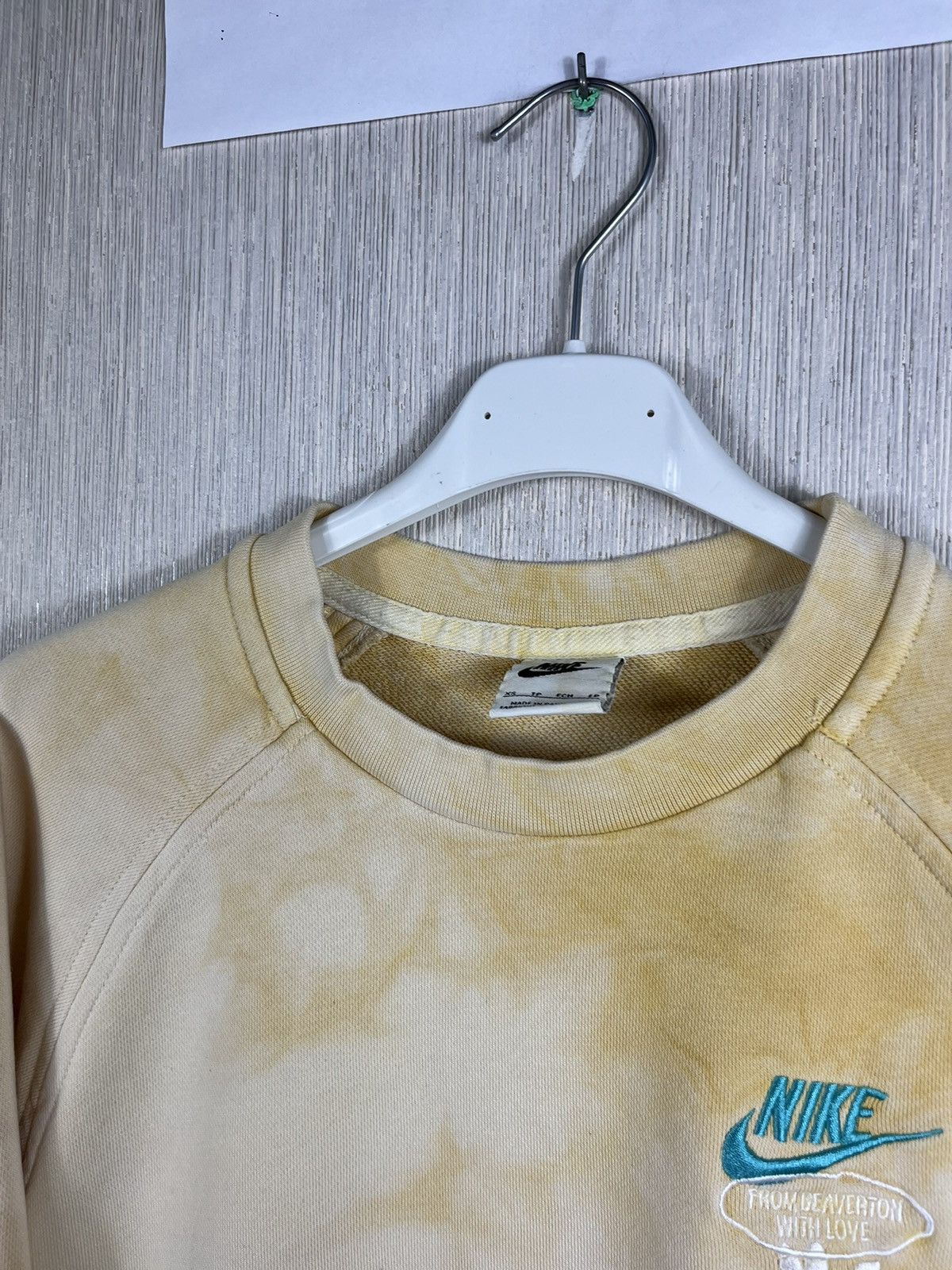 Nike Nike french terry tie dye crewneck sweatshirt daisy logo y2k Size US XS / EU 42 / 0 - 9 Thumbnail