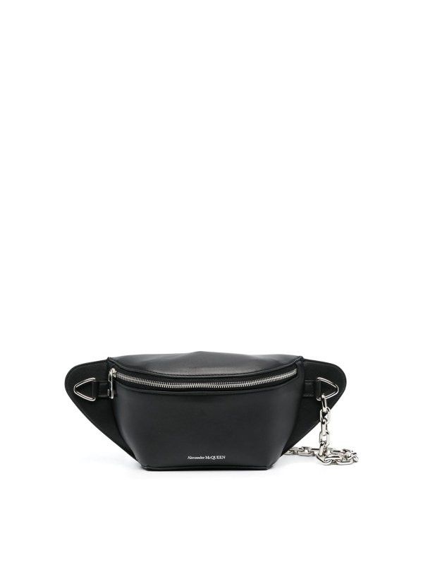 Alexander McQueen o1w1db10725 Size:OS/Biker Bumbag in Black Size ONE SIZE - 1 Thumbnail