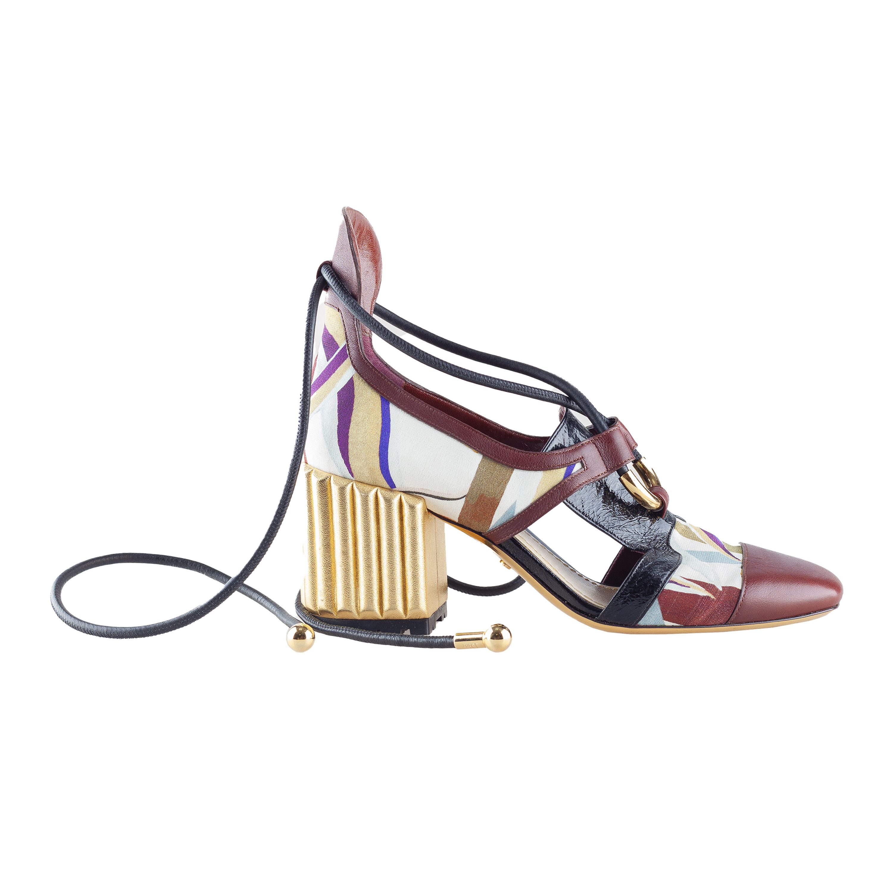 Dior Christian Dior 2017 Metallic Tied-Up Heels Size US 6 / IT 36 - 5 Thumbnail
