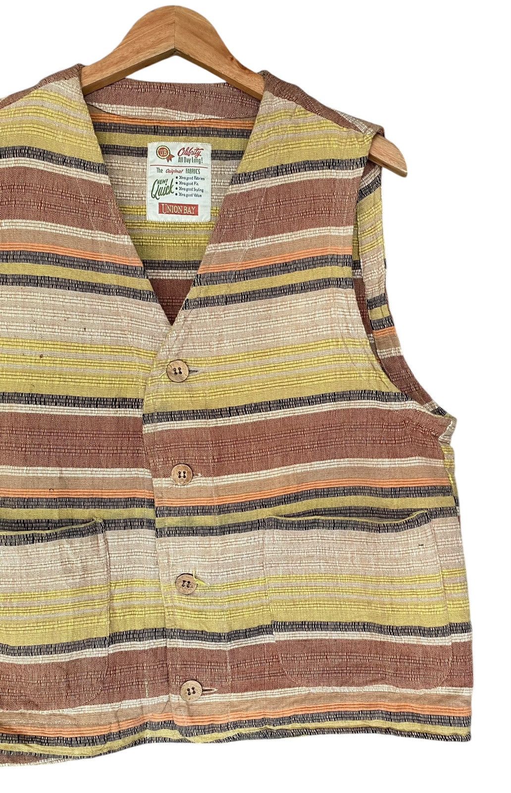 UNIONBAY Vintage UNION BAY Pocket Vest Button Size US M / EU 48-50 / 2 - 2 Thumbnail