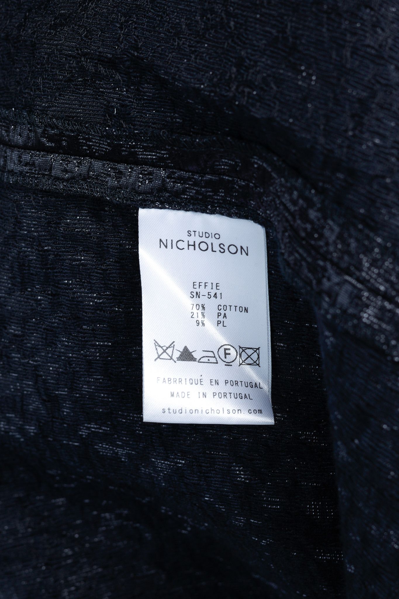 Studio Nicholson Studio Nicholson Effie Midnight-Blue Jacquard Dress Size S / US 4 / IT 40 - 9 Thumbnail