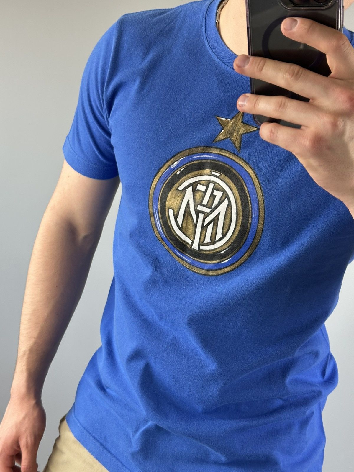 Nike Inter Milan Nike football merch t shirt mens rare vintage Size US M / EU 48-50 / 2 - 7 Thumbnail