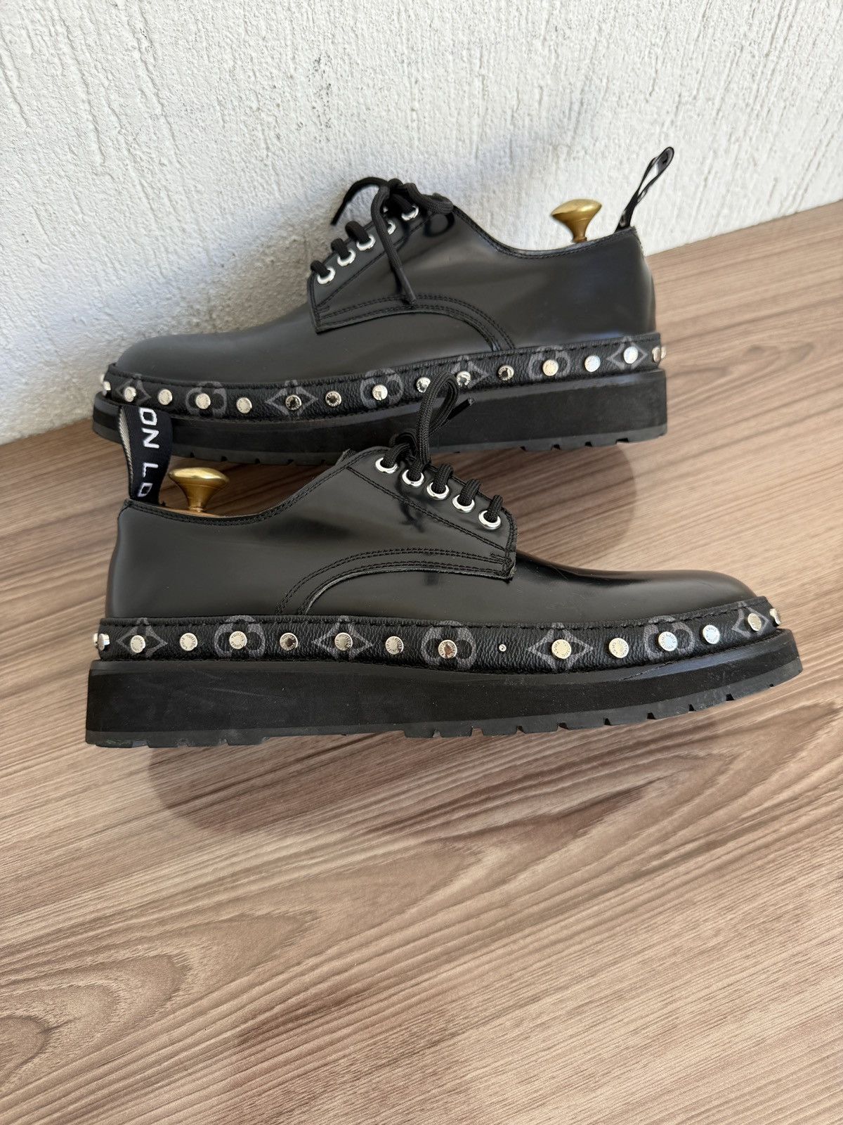 Louis Vuitton ice Line Derby with monogram eclipse Size US 7 / EU 40 - 6 Thumbnail