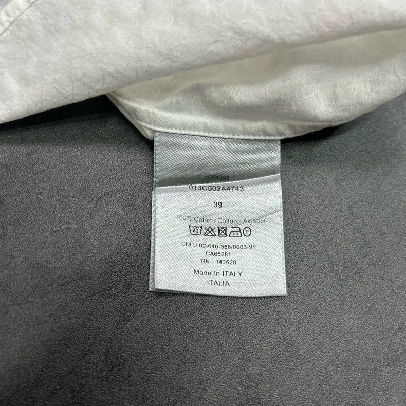 Dior dior 23ss white long sleeve shirt-2507 Size US S / EU 44-46 / 1 - 5 Thumbnail