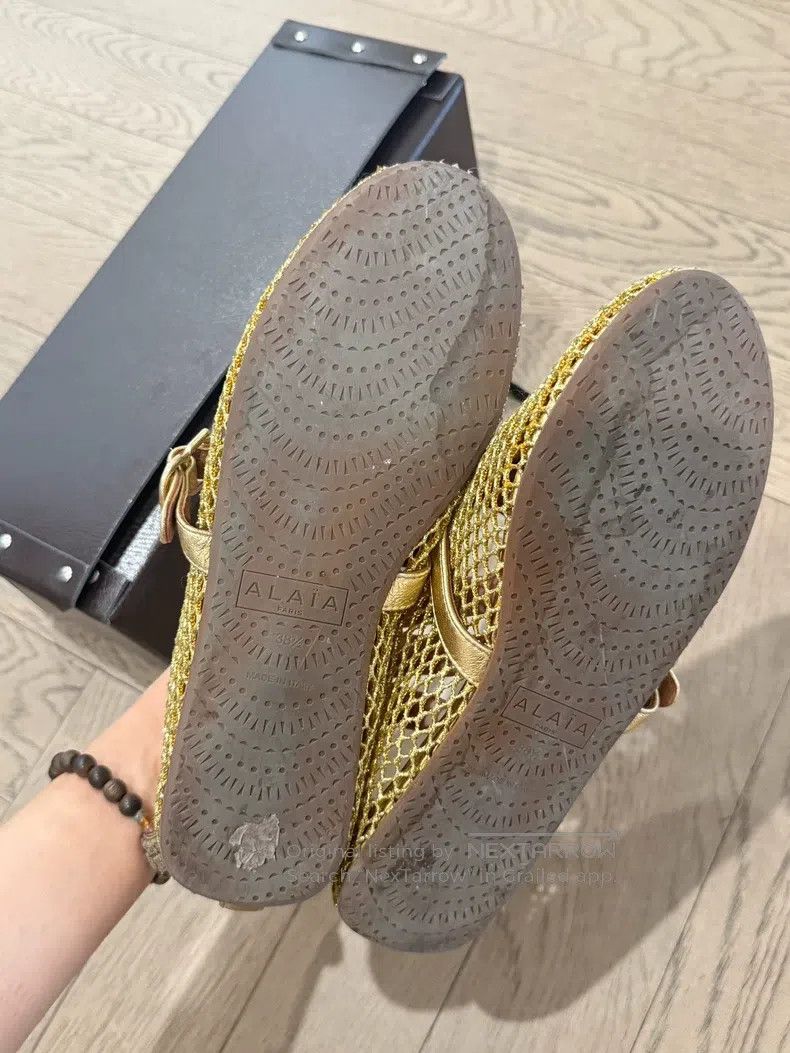 Alaia Alaia Net Shoes, Fishnet Shoes, Ballet Flats Size US 7 / IT 37 - 3 Thumbnail