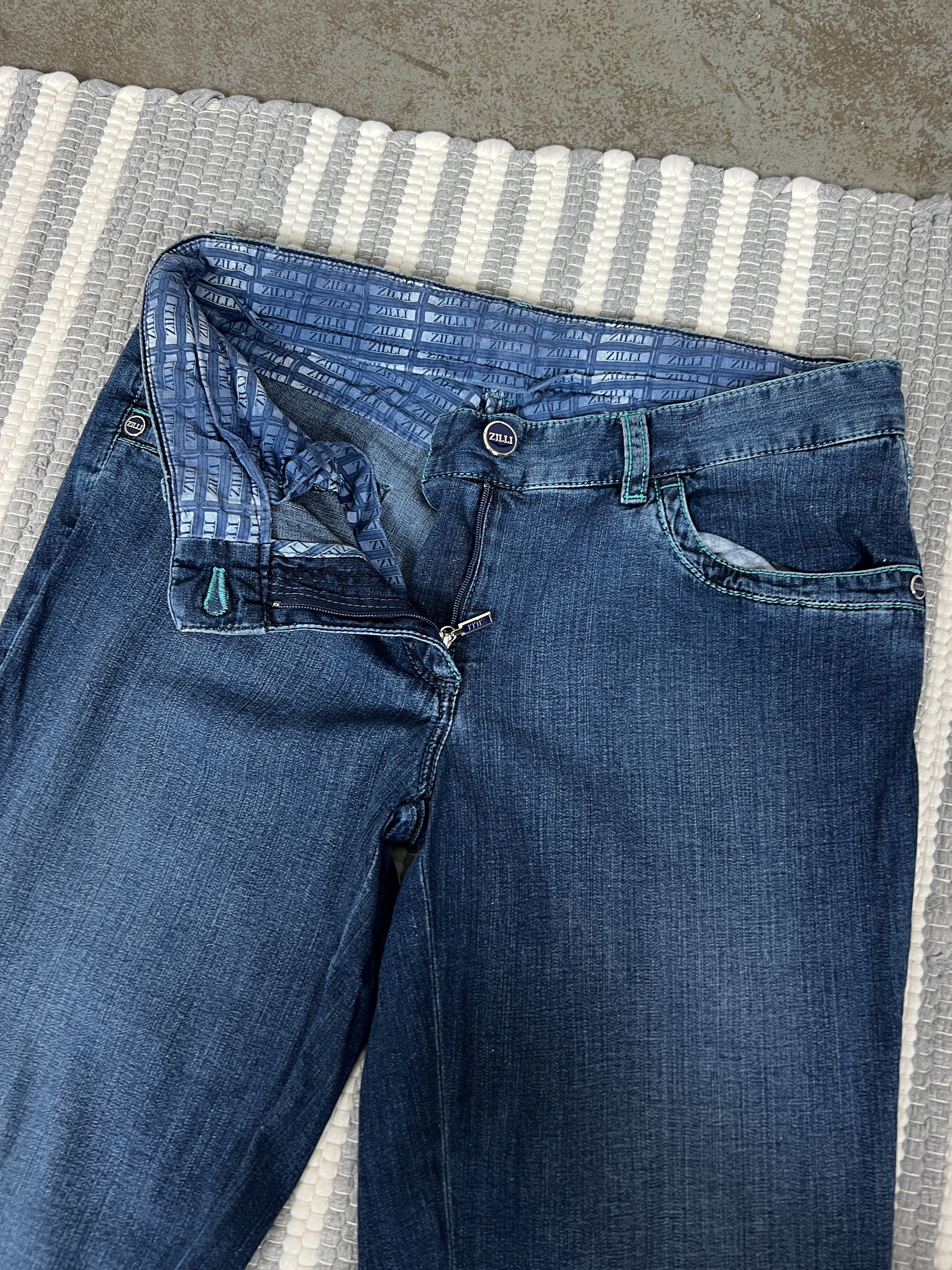 Zilli Zilli Blue Denim Pants Jeans Size 27" / US 4 / IT 40 - 4 Thumbnail