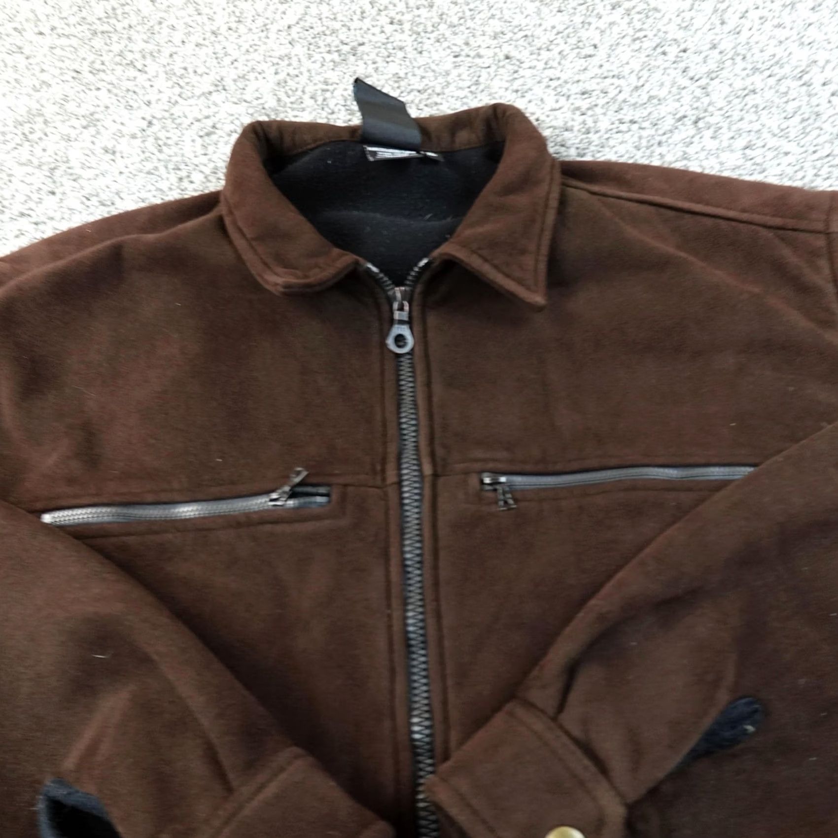 Vintage VTG Kuhl Alfwear Jacket Mens XL Brown Microsuede Fleece Windproof Full Zip Coat Hike Windbreaker Size US XL / EU 56 / 4 - 3 Thumbnail