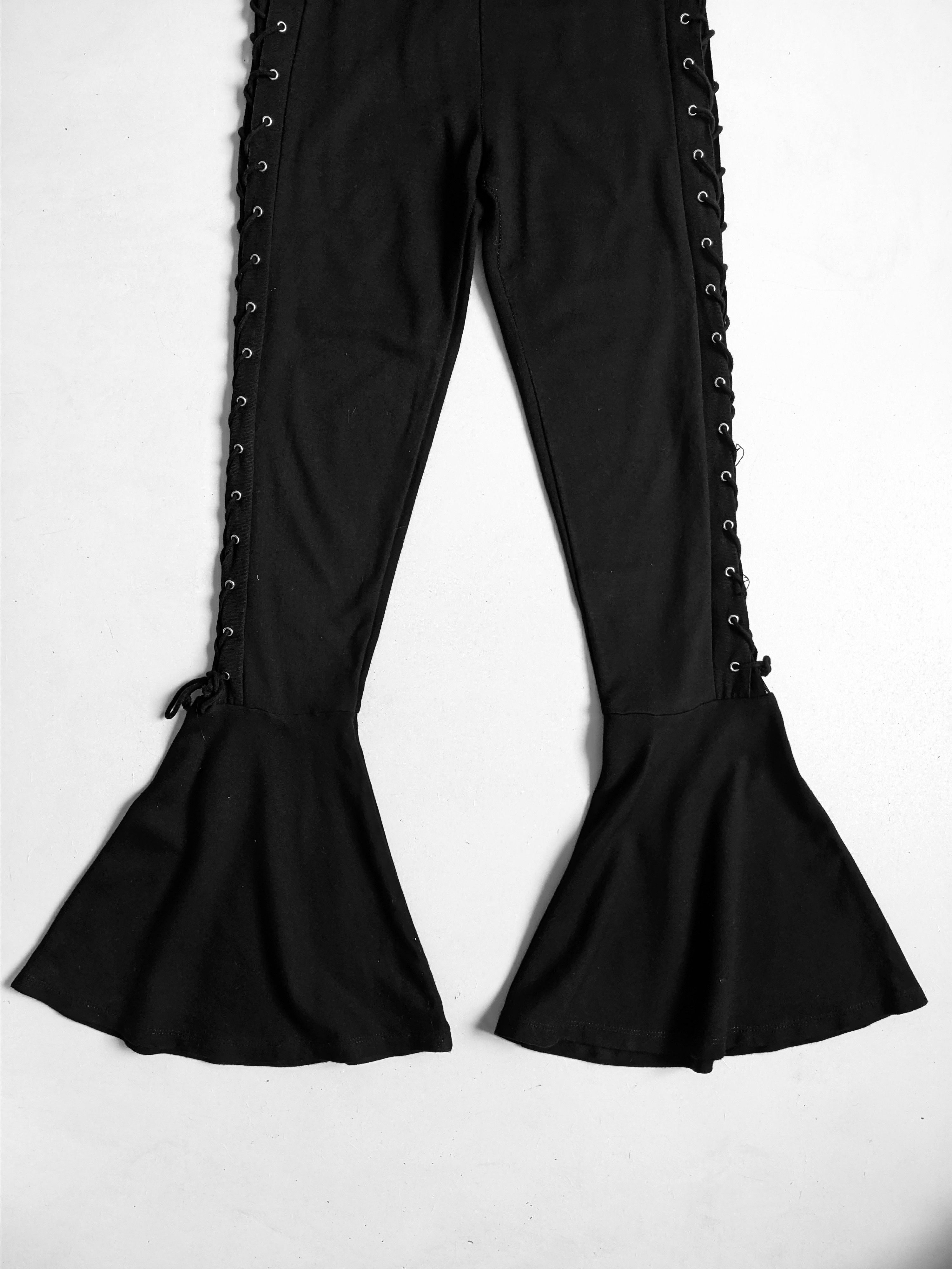 Vintage Vintage flared pants y2k avant garde gothic Size 26" / US 2 / IT 38 - 5 Thumbnail