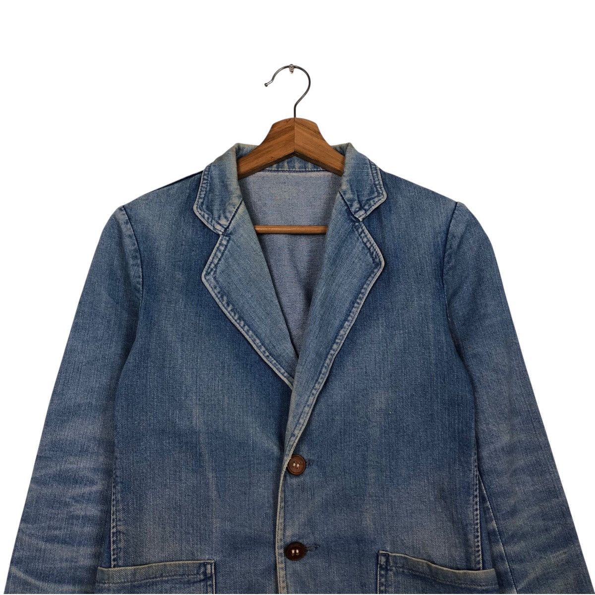 Japanese Brand 📌Vintage Chore Worker Denim Jacket Biker Bobsons Usa Size US S / EU 44-46 / 1 - 4 Thumbnail