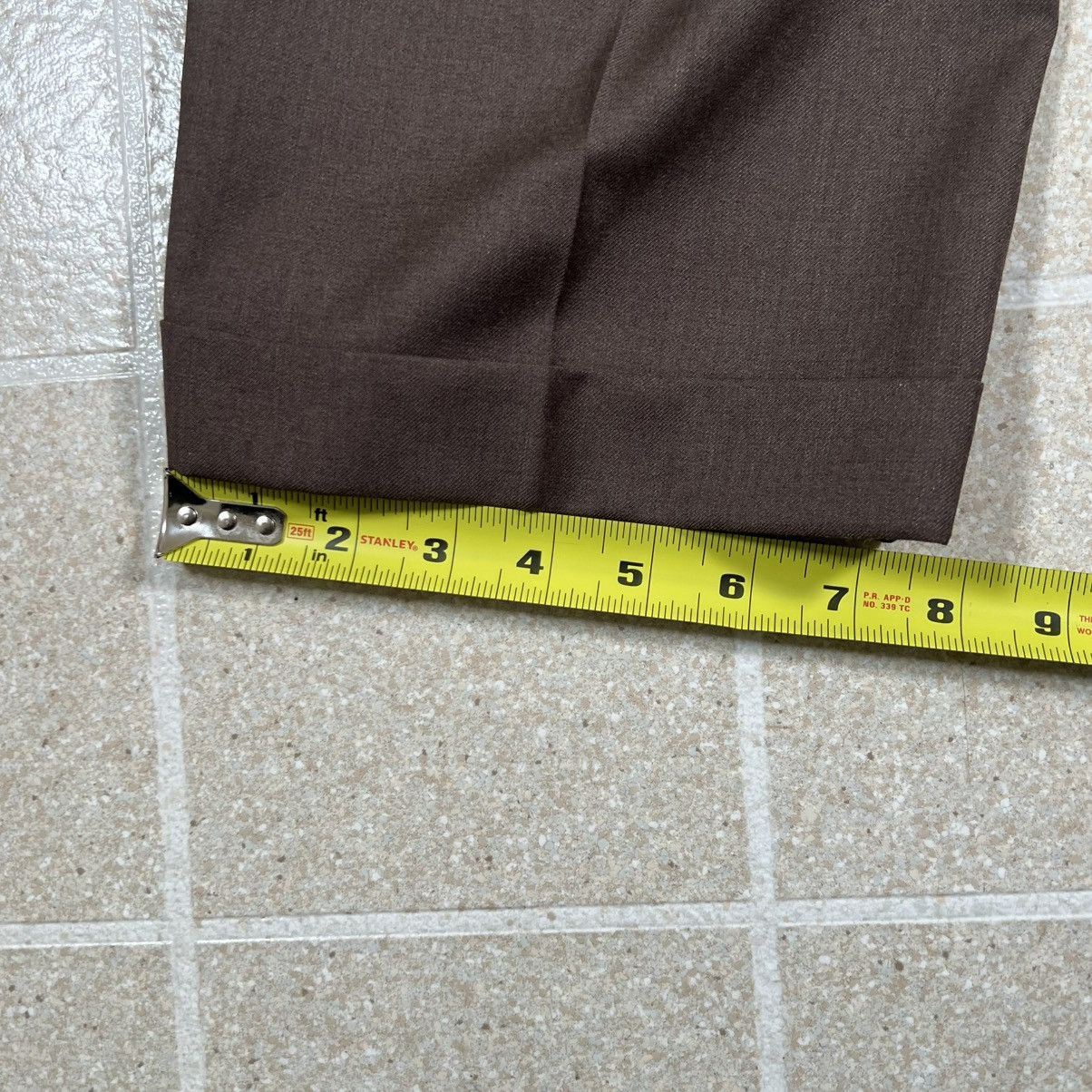 Ralph Lauren Lauren Ralph Lauren Dress Pants 34x30 Brown Pleated Cuffed Size US 34 / EU 50 - 7 Thumbnail