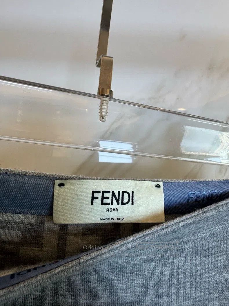 Fendi Fendi Showpiece irregular ribbon logo half skirt Size 26" / US 2 / IT 38 - 4 Thumbnail