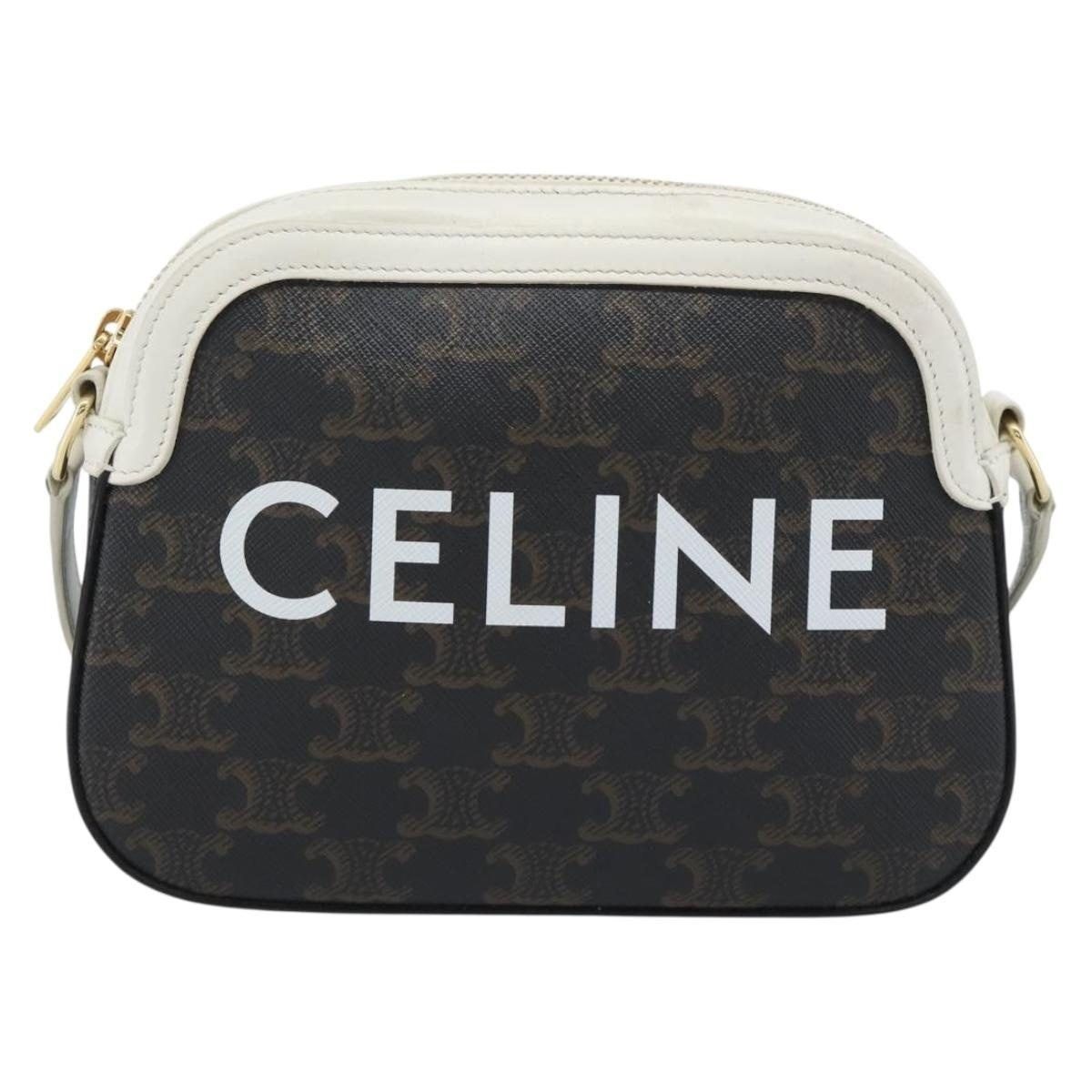 Celine Celine Triomphe Shoulder Bag Black Size ONE SIZE - 1 Thumbnail