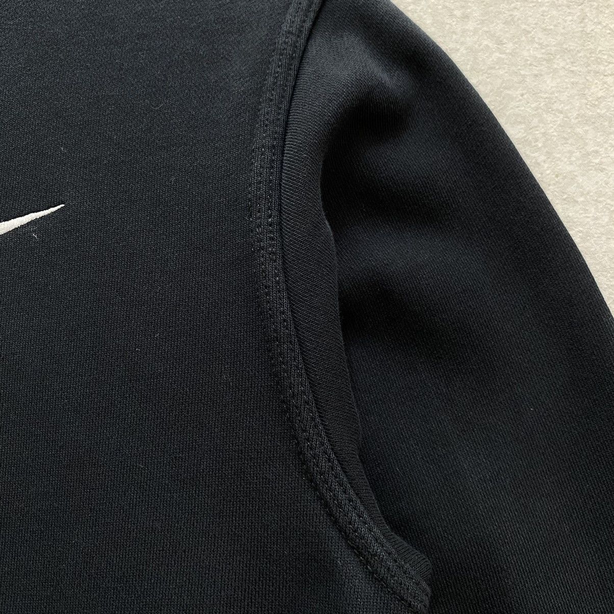Nike Vintage Nike Small Swoosh Sweatshirt Black Embroidered Logo Size US S / EU 44-46 / 1 - 7 Thumbnail
