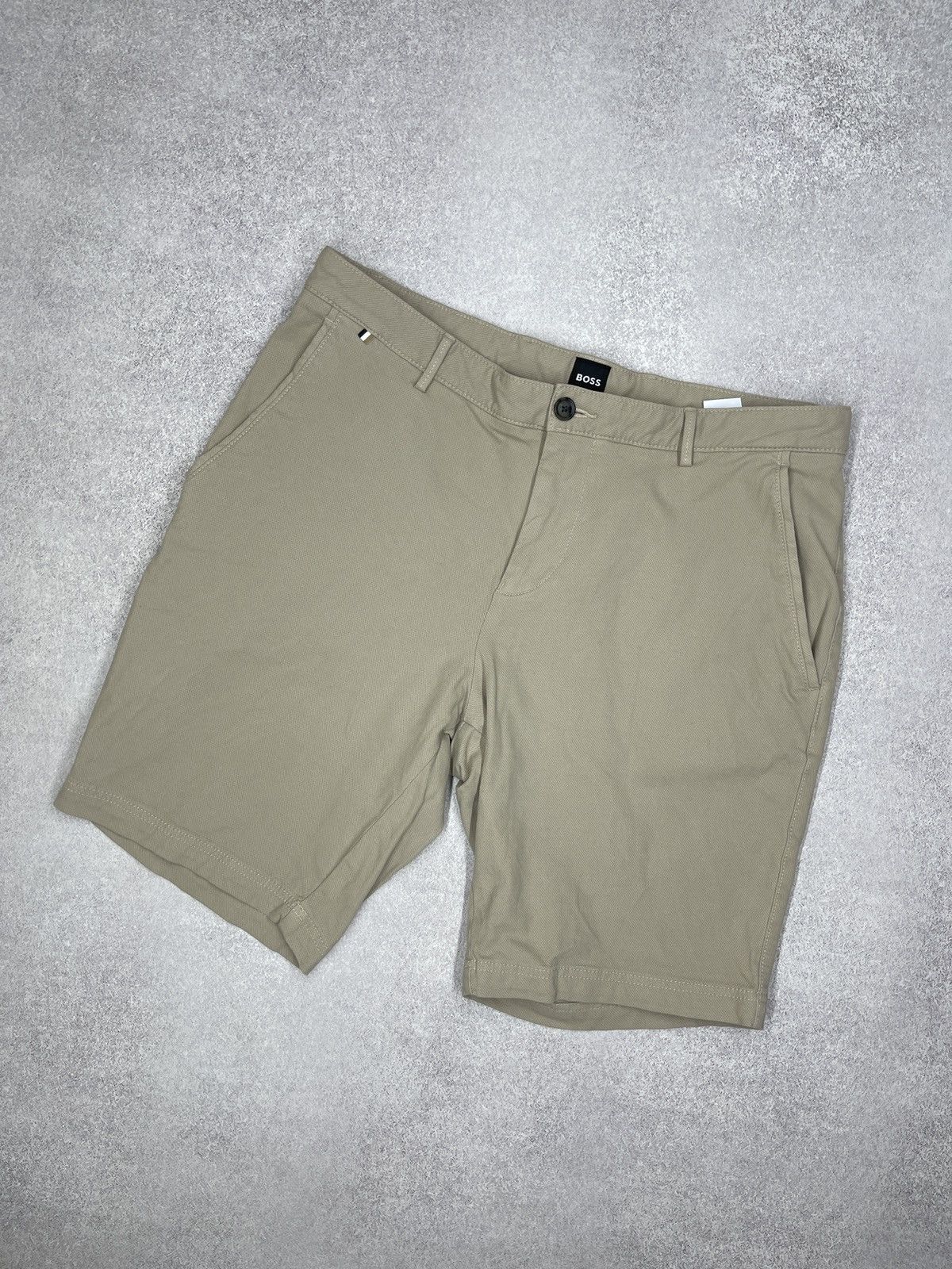 Hugo Boss Mens Hugo Boss Slice Short Beige Size 34 Size US 34 / EU 50 - 5 Thumbnail
