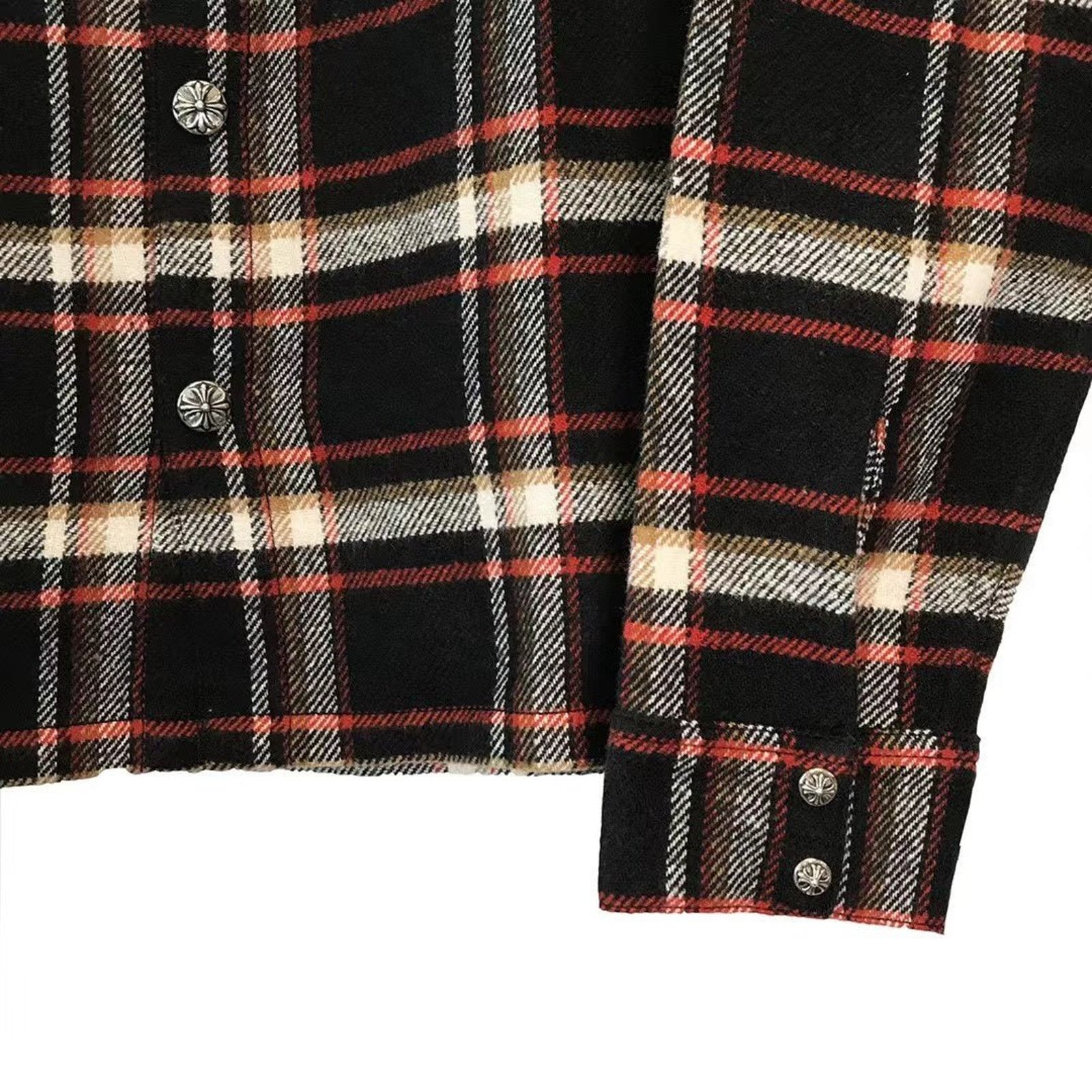 Chrome Hearts Chrome Hearts "Work Dog" Flannel Button Down Shirt Size US S / EU 44-46 / 1 - 3 Thumbnail
