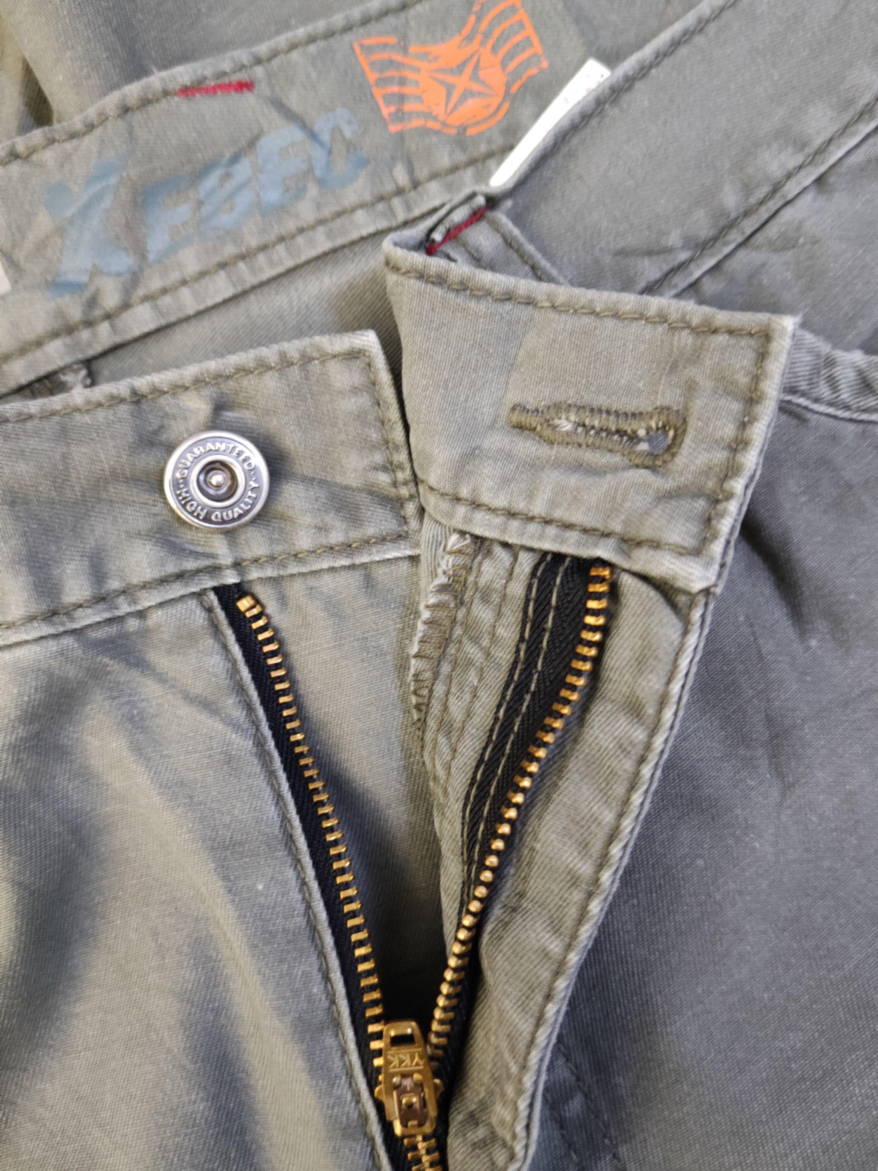 Japanese Brand Xebec Twist45 Green Multipocket Tactical Cargo Pants #S2416 Size US 36 / EU 52 - 15 Thumbnail