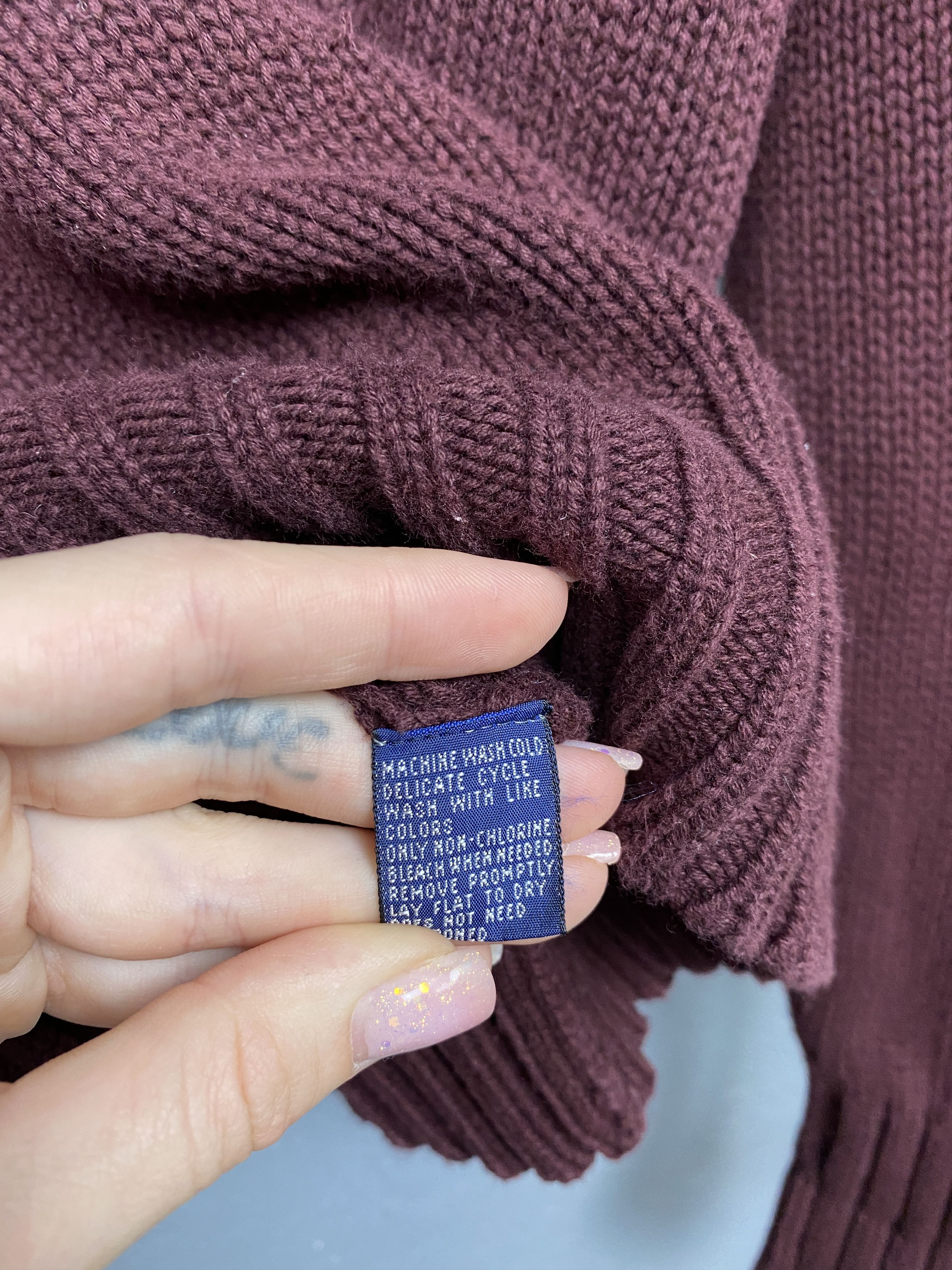 Polo Ralph Lauren × Ralph Lauren × Vintage Polo Ralph Lauren 90s Vintage Mens Knit Sweater Size US L / EU 52-54 / 3 - 6 Thumbnail