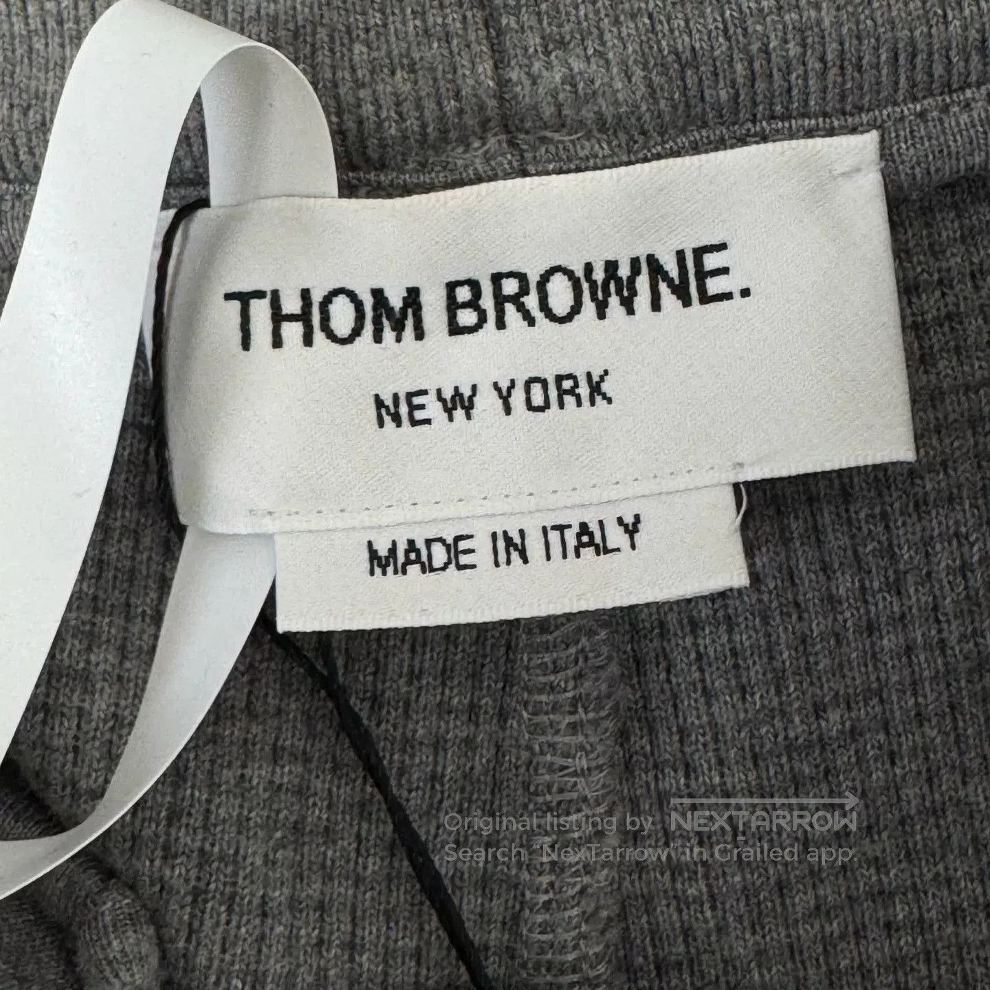 Thom Browne Thom Browne Gray Waffle Stripe Shorts Size 2. Size US 28 / EU 44 - 4 Thumbnail