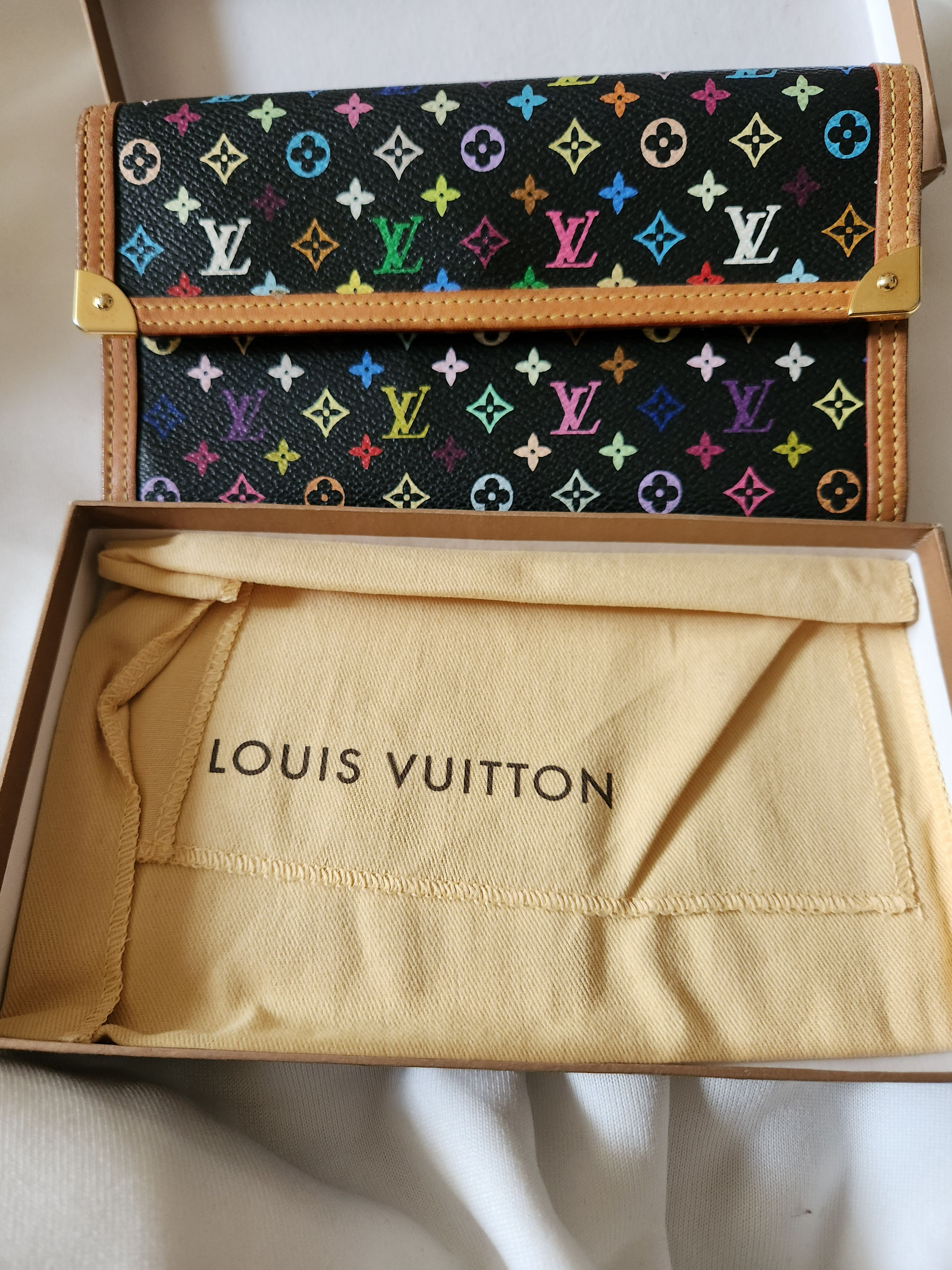 Louis Vuitton, Bags, Louis Vuitton Takashi Murakamimonogram Canvas Panda Marco  Wallet Collectors