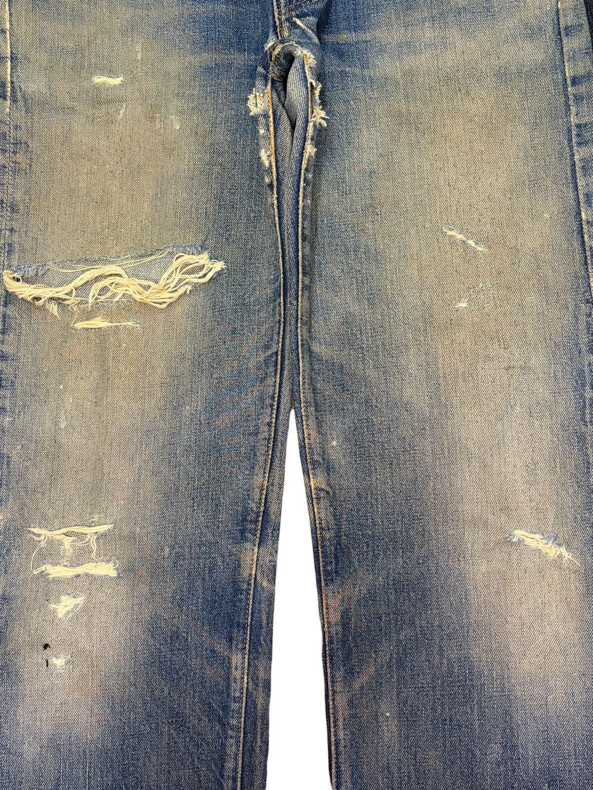 Levi's Vintage 60s Levis 501 Big E Selvedge Jeans Button 6 Size US 30 / EU 46 - 3 Thumbnail