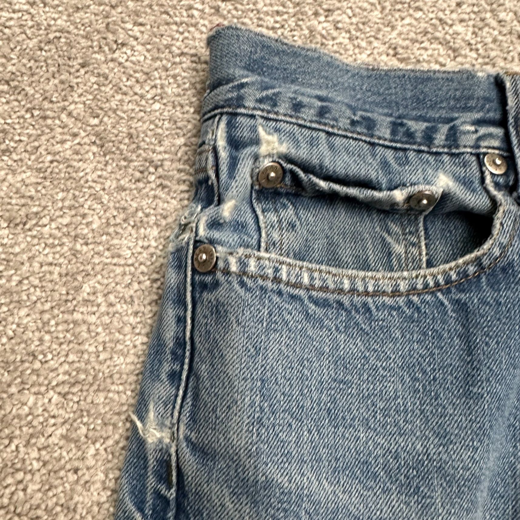 Vintage VINTAGE L.L. Bean Jeans Denim Regular Fit 36x29.5 Men Blue Cotton 90s USA Mens Size US 36 / EU 52 - 5 Thumbnail