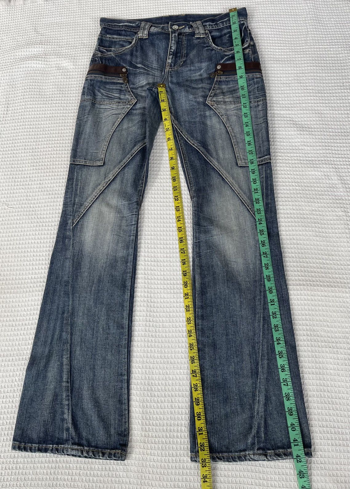 If Six Was Nine × Japanese Brand × Michel Klein Vintage’90s🔥MICHEL KLEIN🔥Side Pocket Bootcut Jeans Size US 31 - 6 Thumbnail