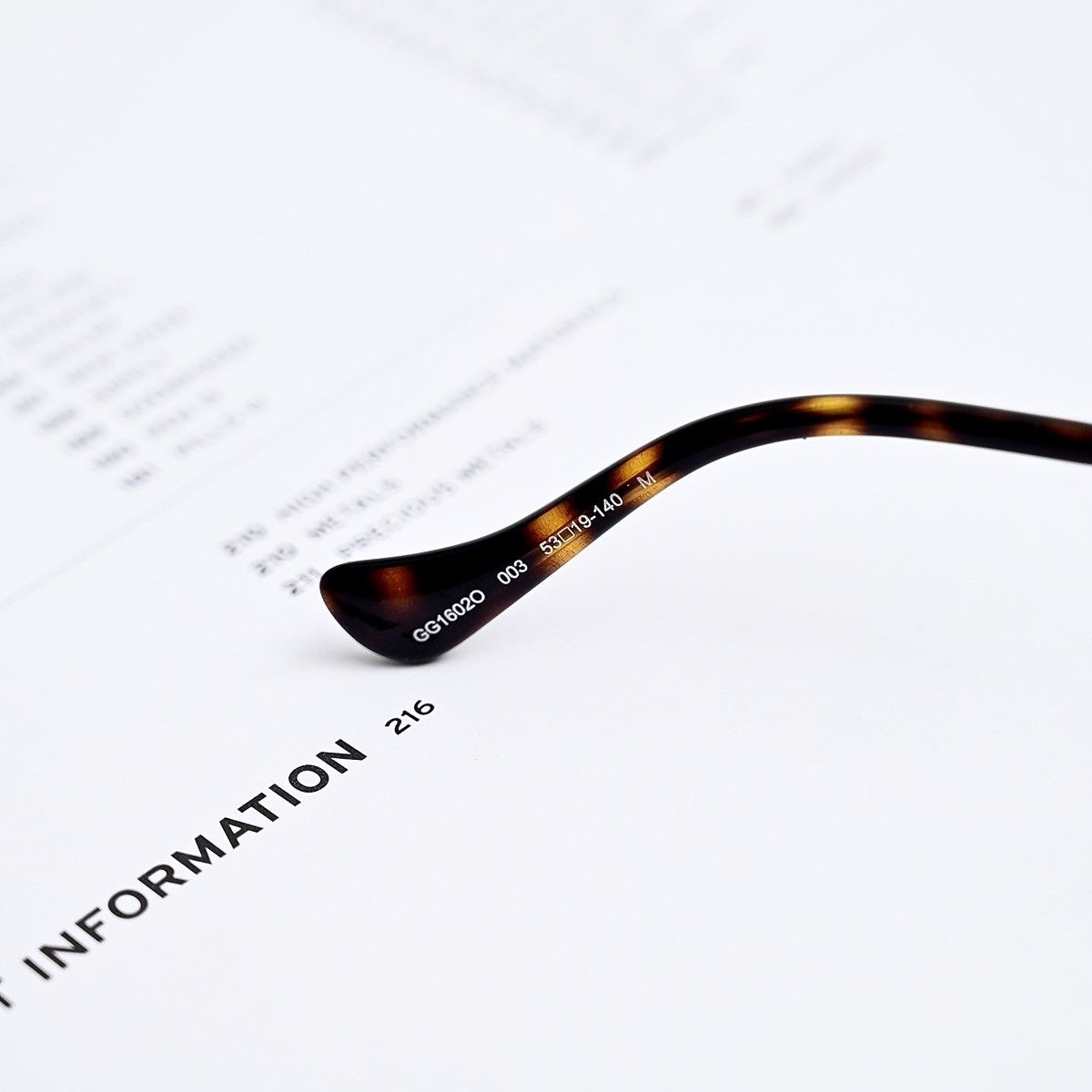 Gucci GUCCI GG1602O GLASSES Size ONE SIZE - 7 Thumbnail