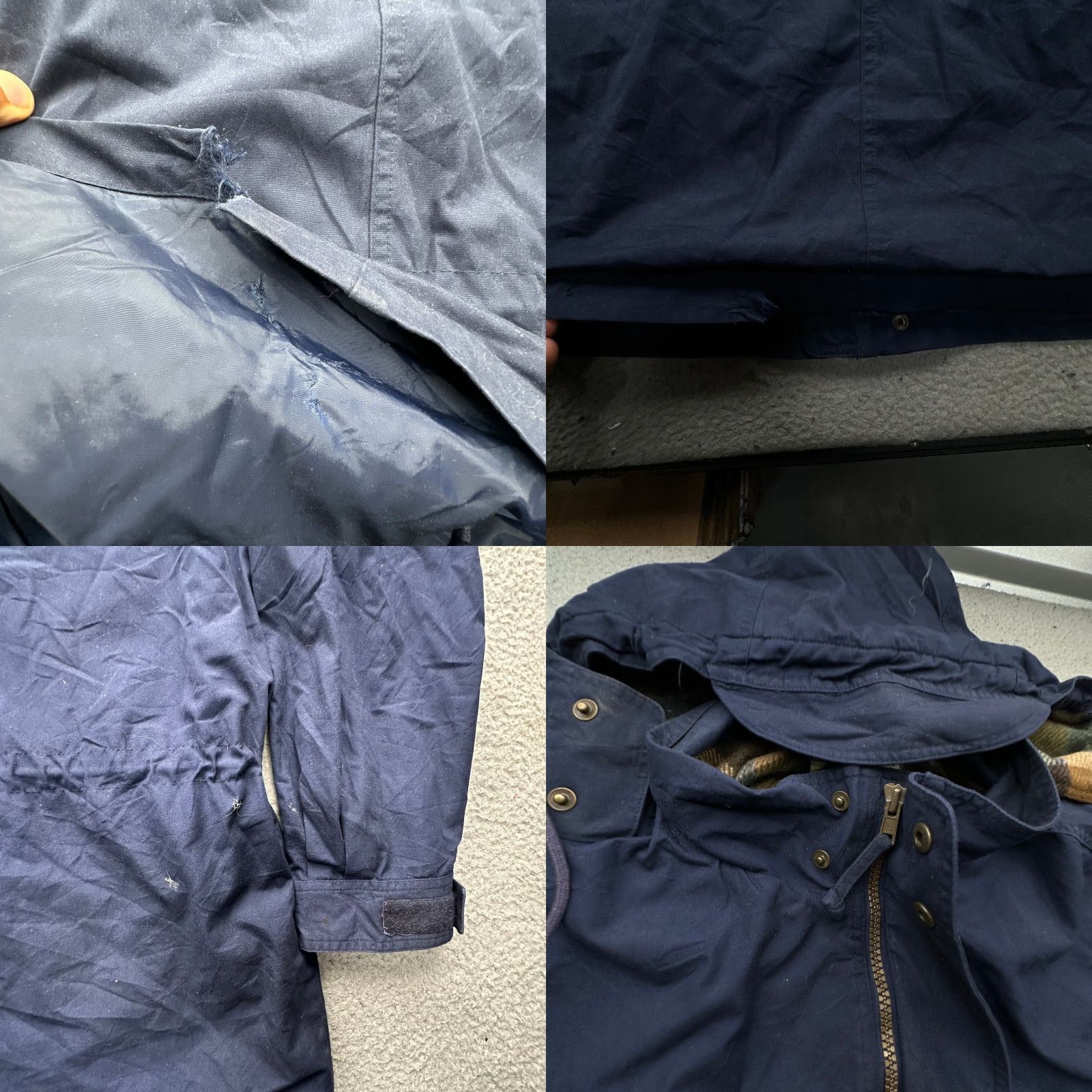 Eddie Bauer VINTAGE Eddie Bauer Wool Lined Mountain Parka Jacket Hooded Mens XL Plaid Blue 90s Jacket Mens XL Blue Size US XL / EU 56 / 4 - 9 Thumbnail