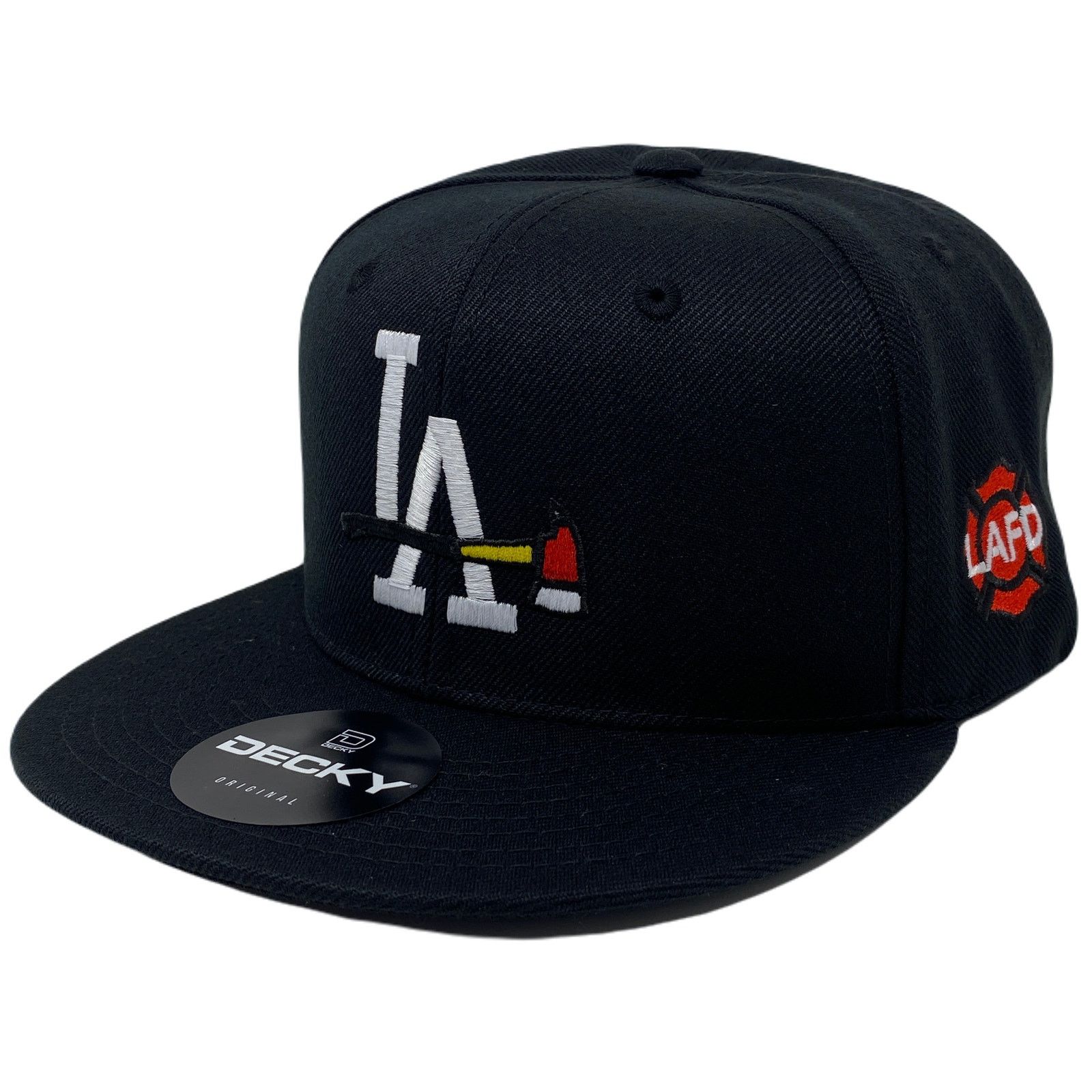 Other Los Angeles LA Axe Snapback Hat All Black Size ONE SIZE - 3 Thumbnail