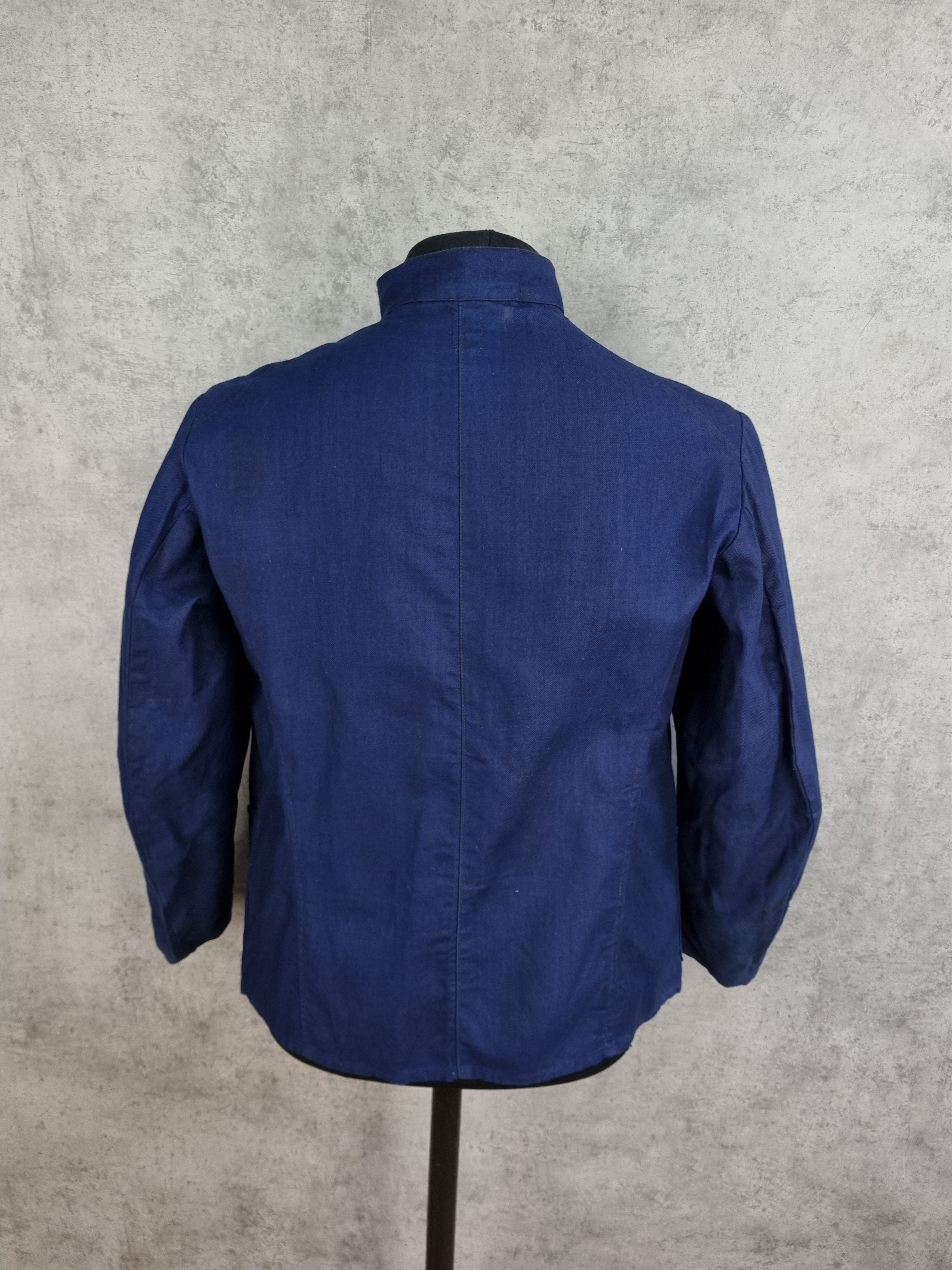 Le Laboureur × Vetra 80s Iconic Nehru Collar Worker German Jacket Size US M / EU 48-50 / 2 - 14 Thumbnail