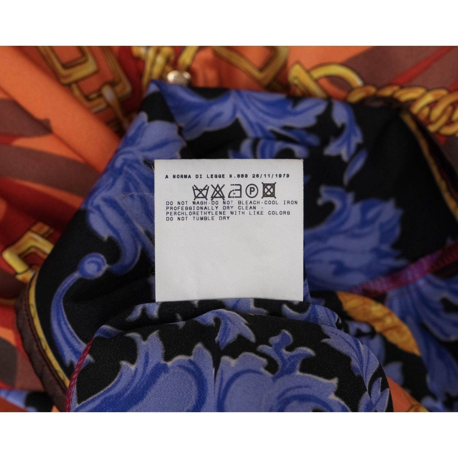 Versace Jeans Couture Versace jeans couture multicolor baroque chain print shirt Size L / US 10 / IT 46 - 12 Thumbnail