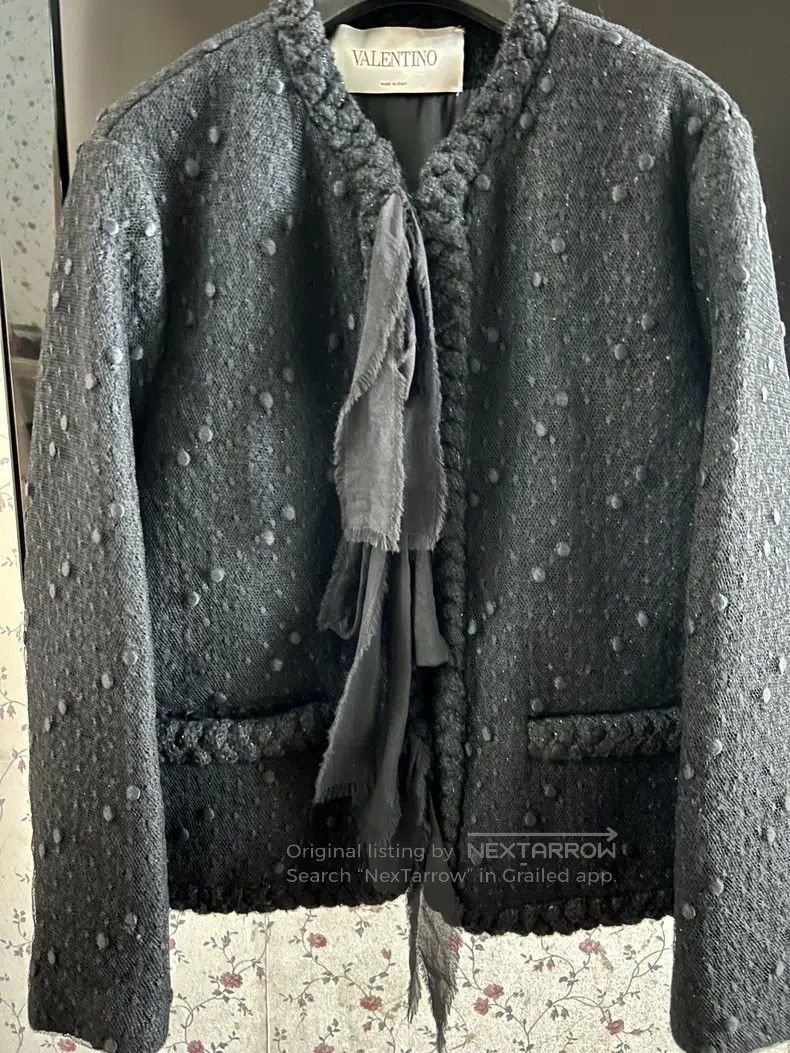 Valentino Valentino Lace bow coat Size S / US 4 / IT 40 - 1 Thumbnail