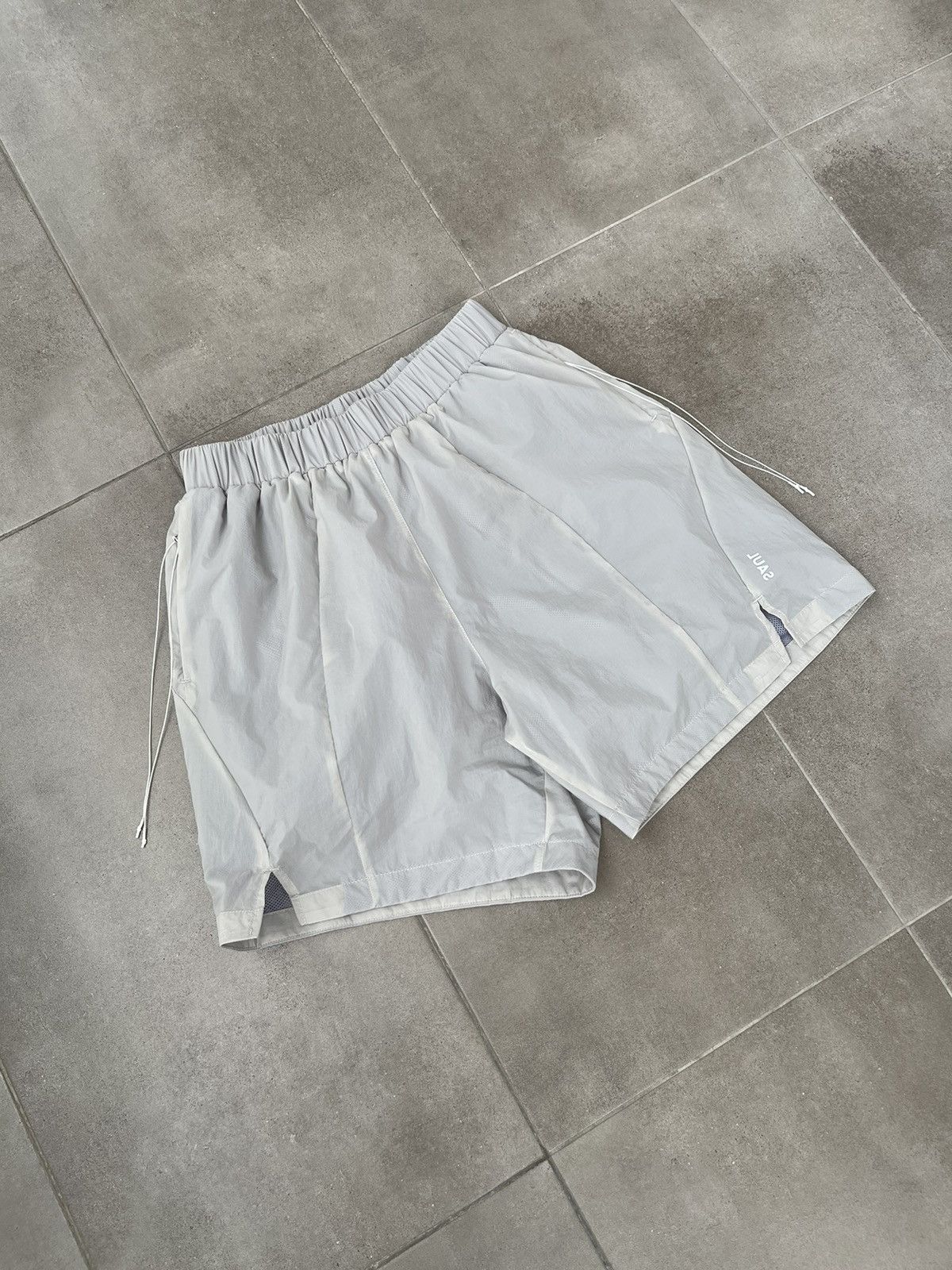 Saul Nash !DS! SS23 Saul Nash Light Grey Technical Shorts Size US 32 / EU 48 - 10 Thumbnail
