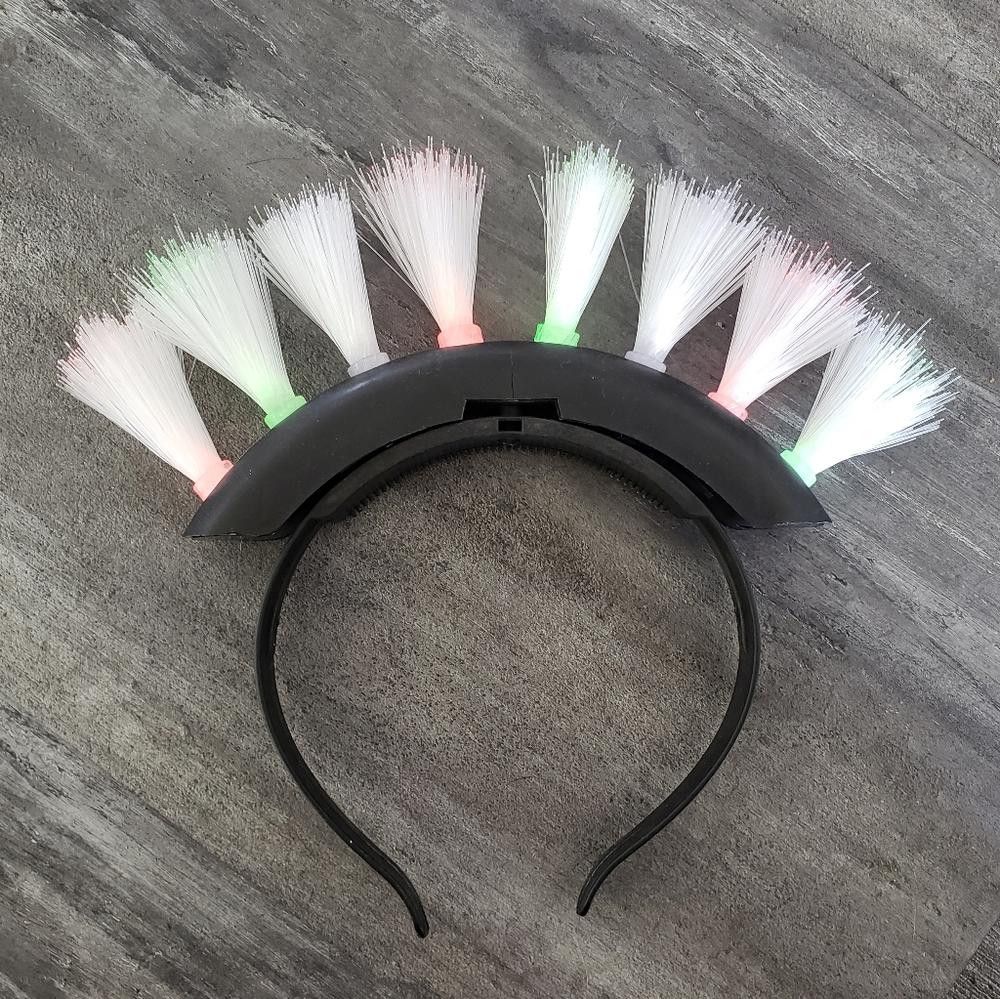 Designer Colorful Light Up Rotating Head Piece Size ONE SIZE - 1 Thumbnail
