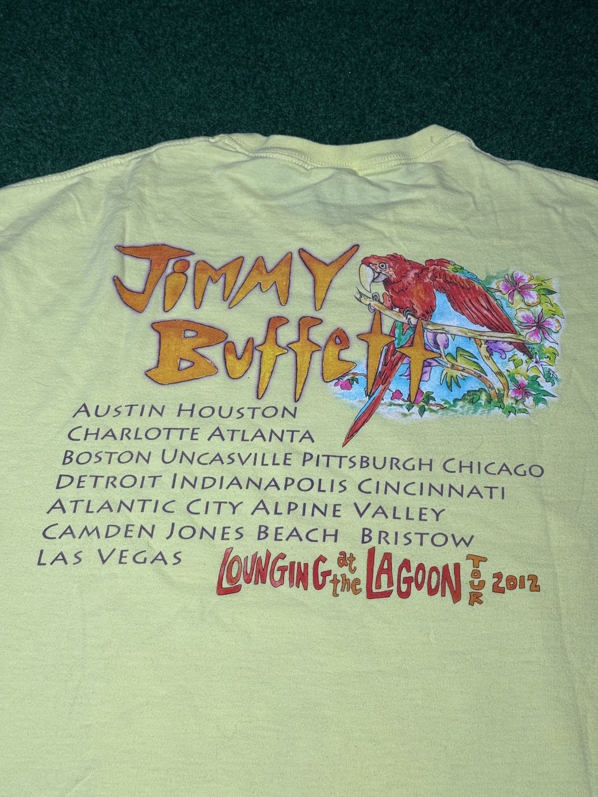 Band Tees Jimmy Buffet Lagoon Margaritaville XL Concert T Shirt Size US L / EU 52-54 / 3 - 4 Thumbnail