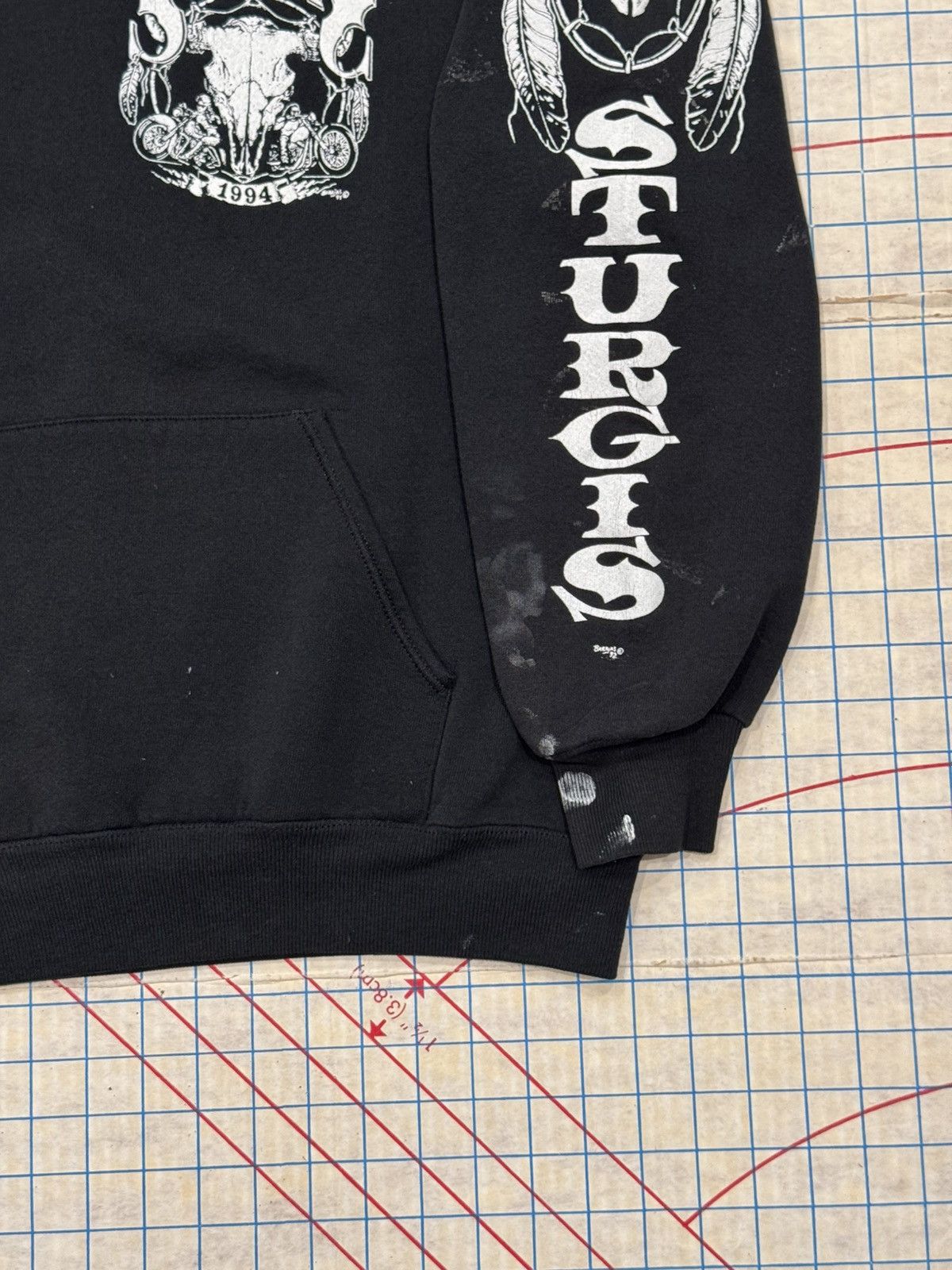 Vintage Vintage Sturgis 1994 Black Hoodie Used Condition Mens Large Size US L / EU 52-54 / 3 - 3 Thumbnail