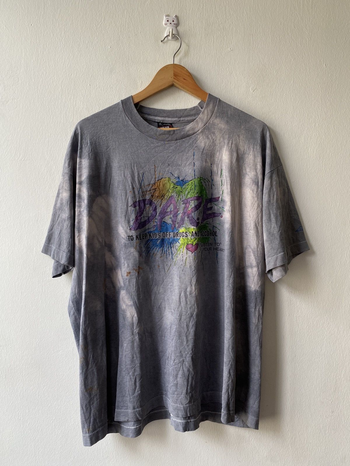 D.A.R.E × Vintage Vintage 80’s D.A.R.E To Keep Kids Off Drugs And Alcohol Tee Size US XXL / EU 58 / 5 - 3 Thumbnail