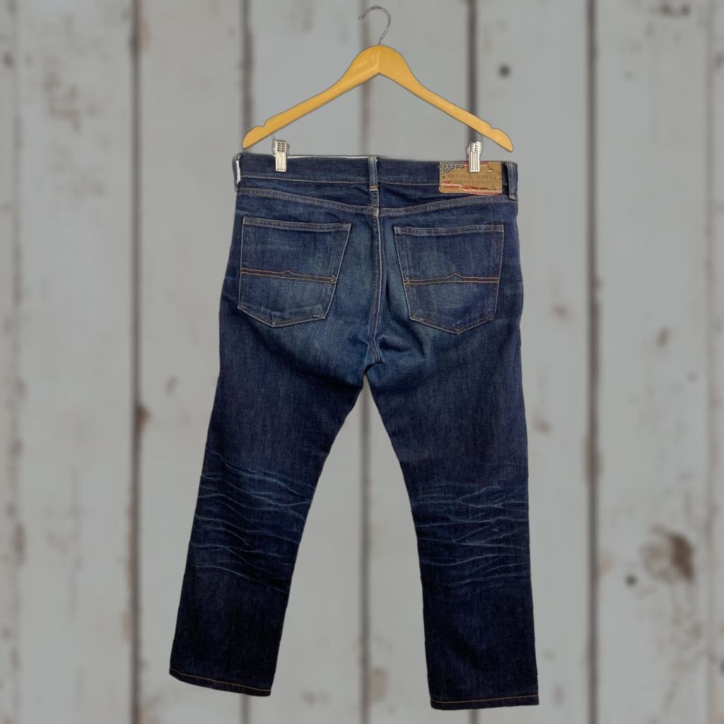 Vintage VINTAGE Denim & Supply Ralph Lauren Jeans rrl style Slim Straight Men 34/34 Blue 34x34 Mens Jeans Size US 34 / EU 50 - 1 Thumbnail