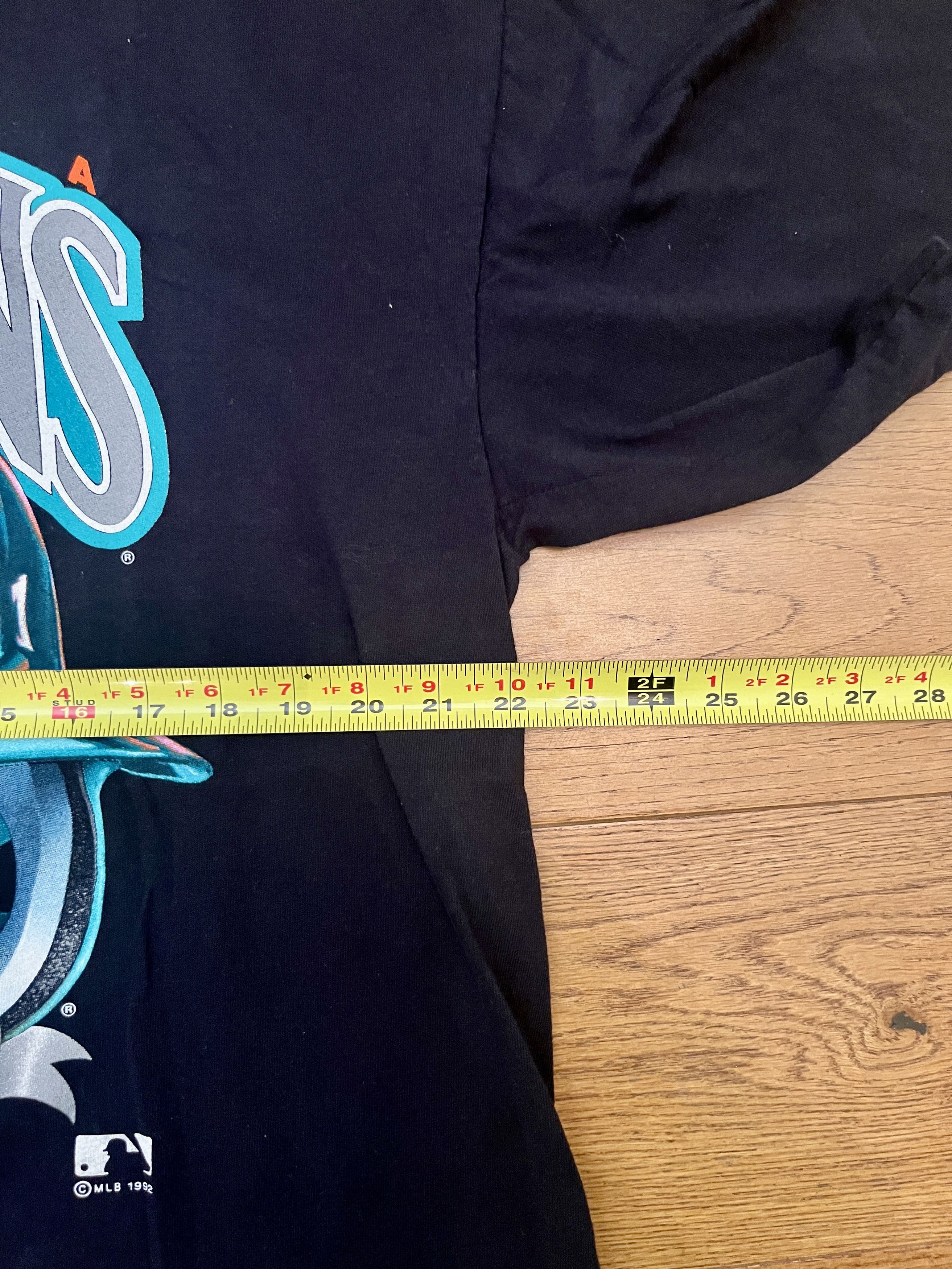 Vintage Vintage 1992 Florida Marlins Salem T-Shirt XL Single Stitch Size US XL / EU 56 / 4 - 6 Thumbnail