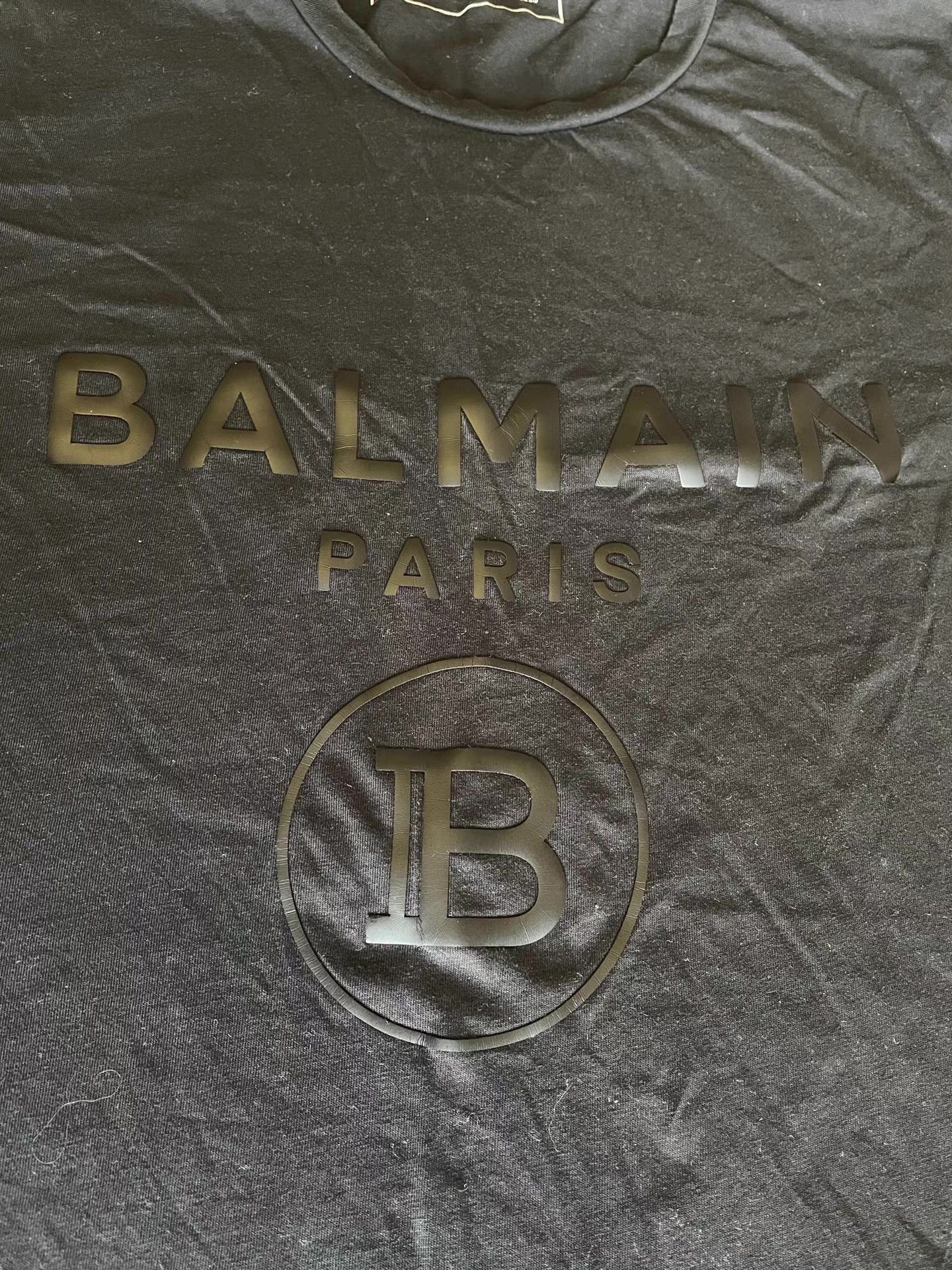 Balmain Balmain Black Short Sleeve T-Shirt, Q4 Size US S / EU 44-46 / 1 - 3 Thumbnail