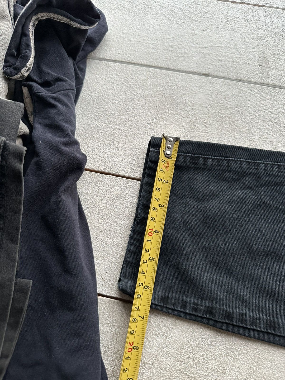 Armani 🚨Y2K WOMEN ARMANI JEANS WITH LOGO AVANT GARDE DENIM PANTS Size 29" - 21 Thumbnail