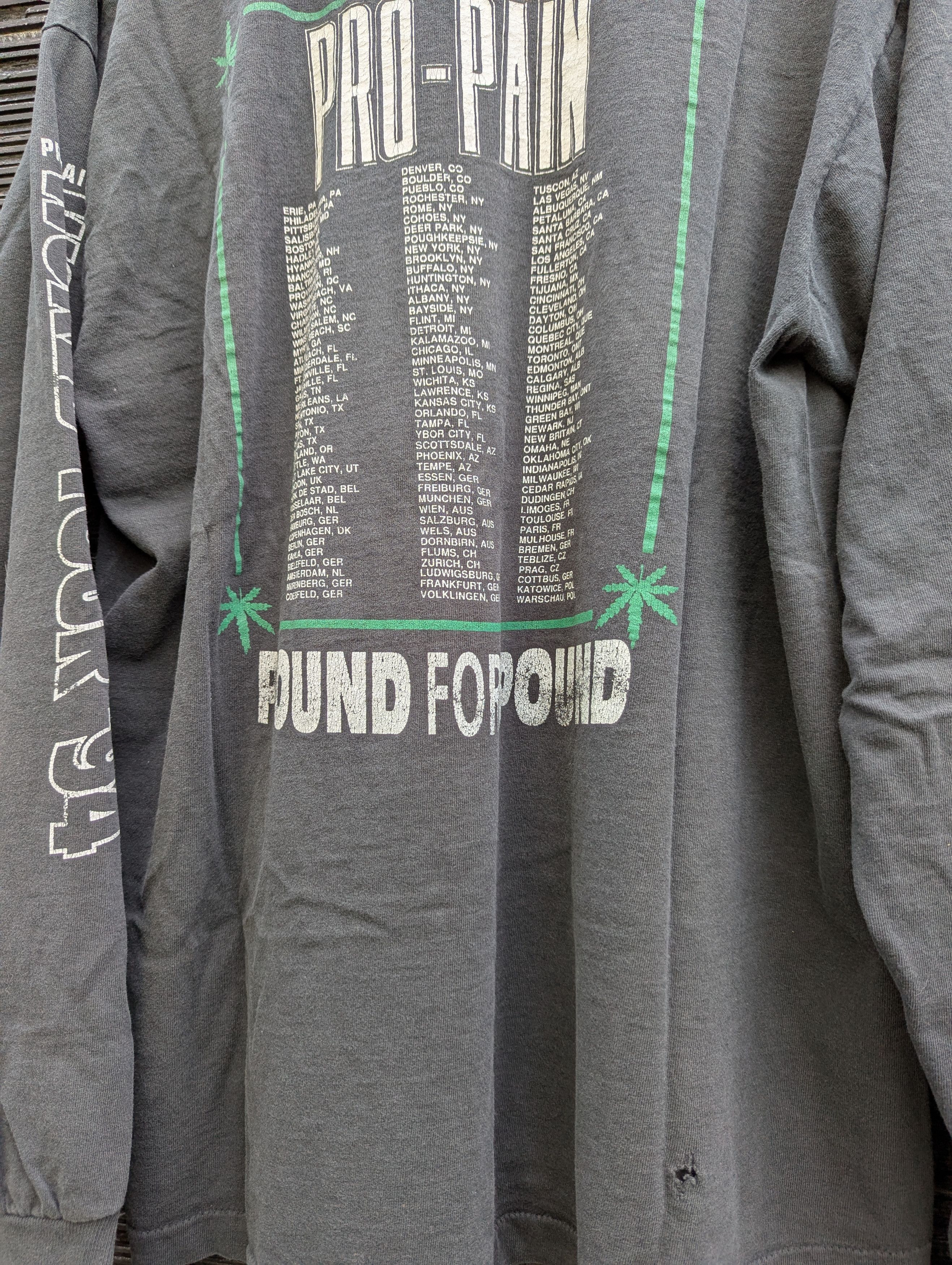 Band Tees Pro Pain Tour 1994 Size US XL / EU 56 / 4 - 6 Thumbnail