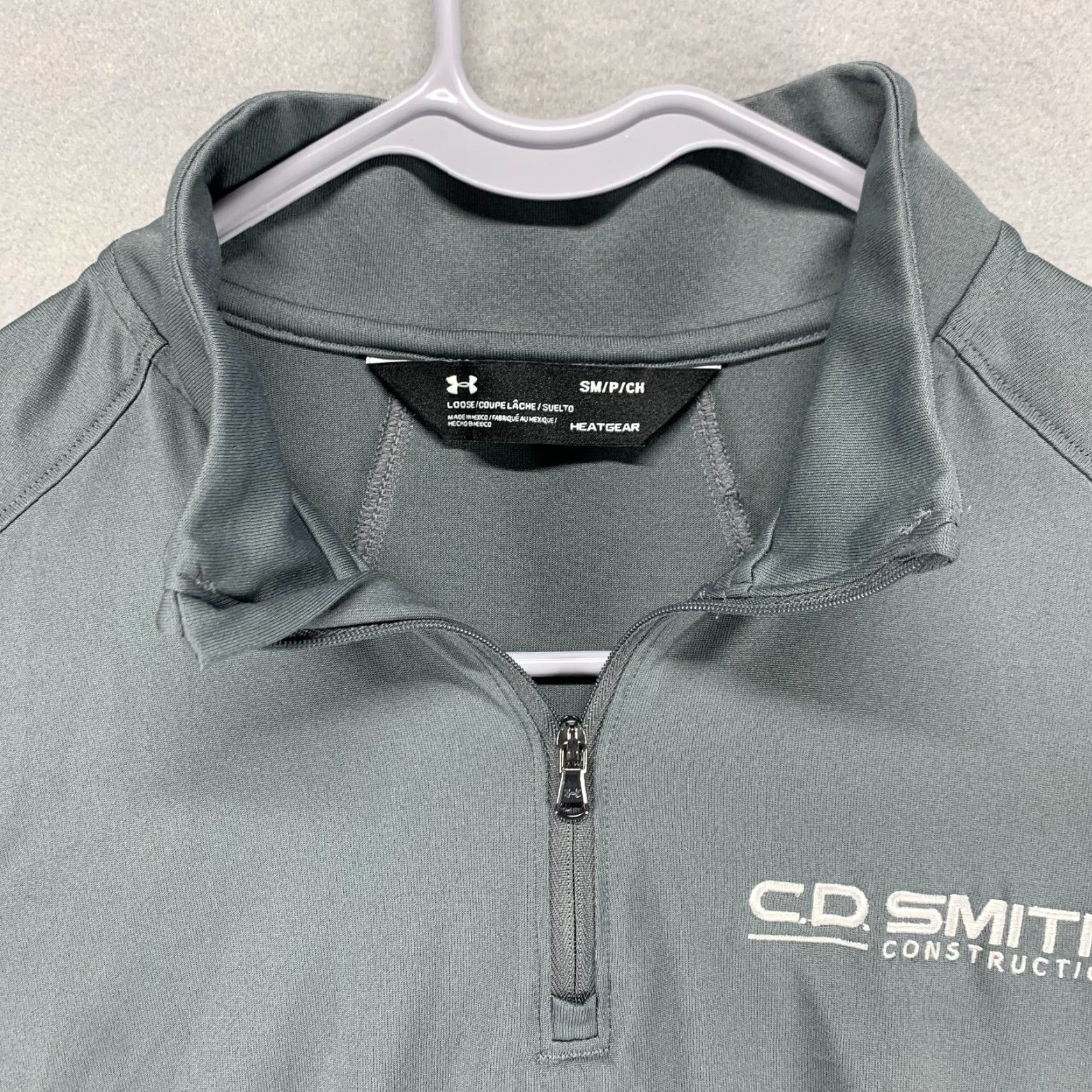 Under Armour Under Armour Shirt Mens Small Gray Pullover Logo Workwear Active Stretch Size US S / EU 44-46 / 1 - 4 Thumbnail
