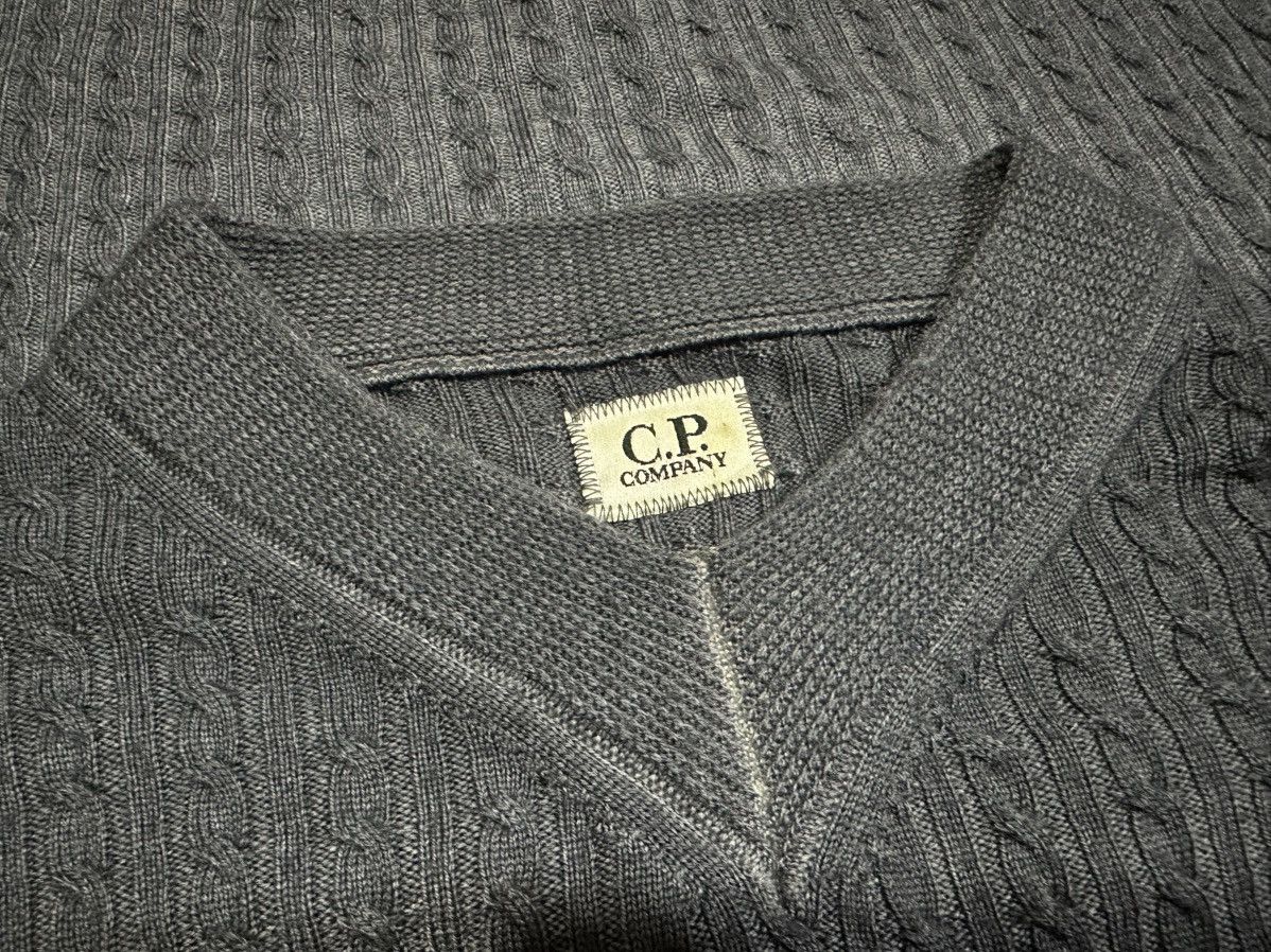 C.P. Company × Massimo Osti × Vintage 🔥Archived Vintage Cp Company Wool Sweater Cable Kni Size US L / EU 52-54 / 3 - 7 Thumbnail