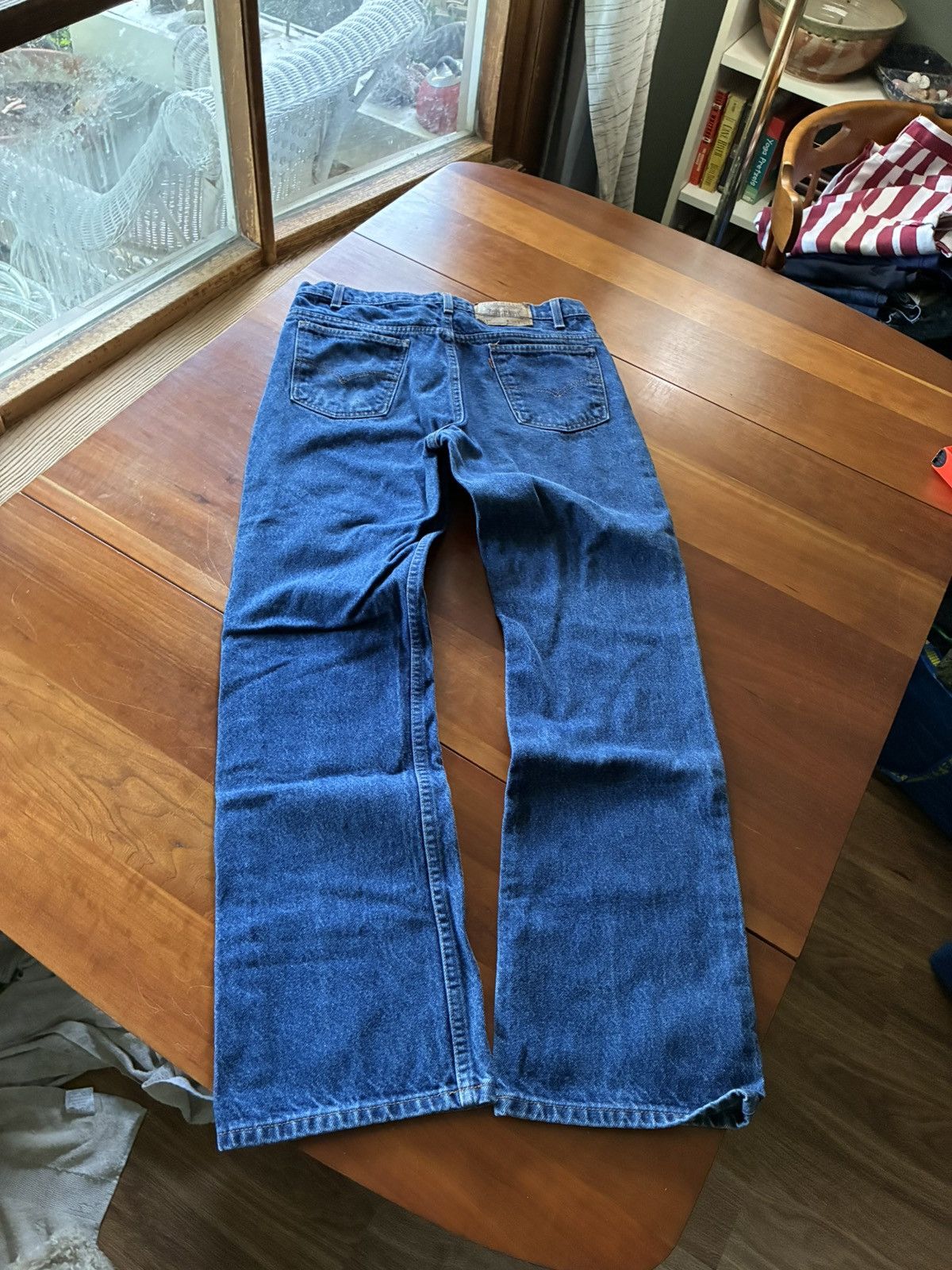 Vintage 90s Levi’s 517 bootcut orange tab jeans