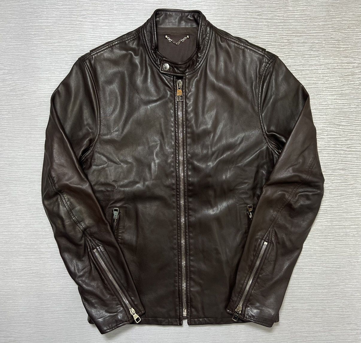 Louis Vuitton Louis Vuitton - Lamb Leather Rider’s Jacket Size US S / EU 44-46 / 1 - 1 Thumbnail