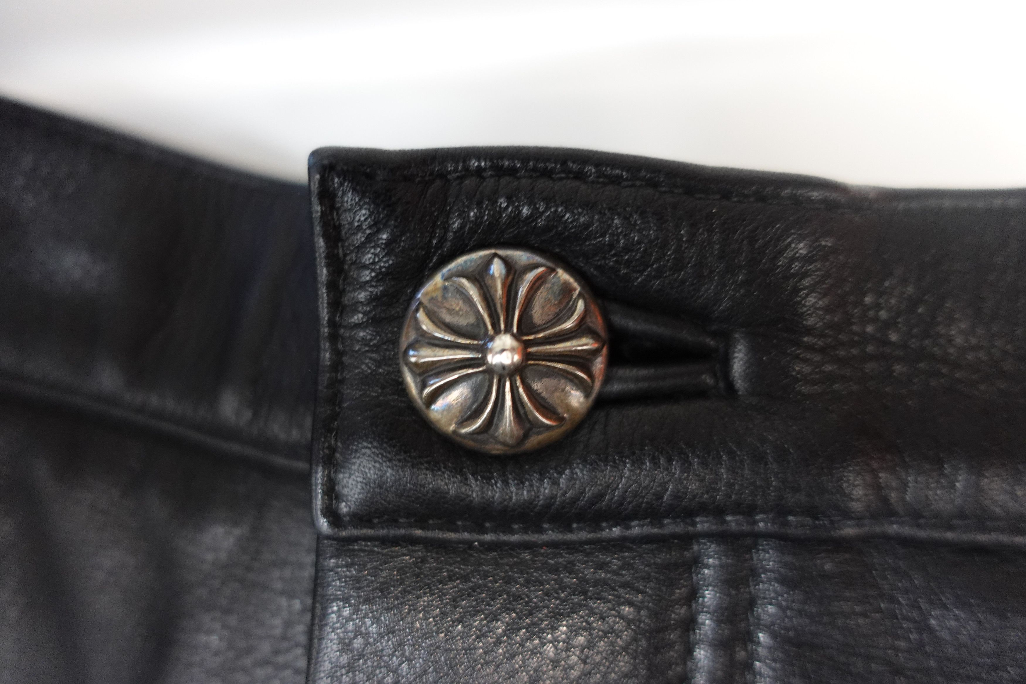 Chrome Hearts Chrome Hearts Fleur Knee Leather Pants Size US 36 / EU 52 - 9 Thumbnail