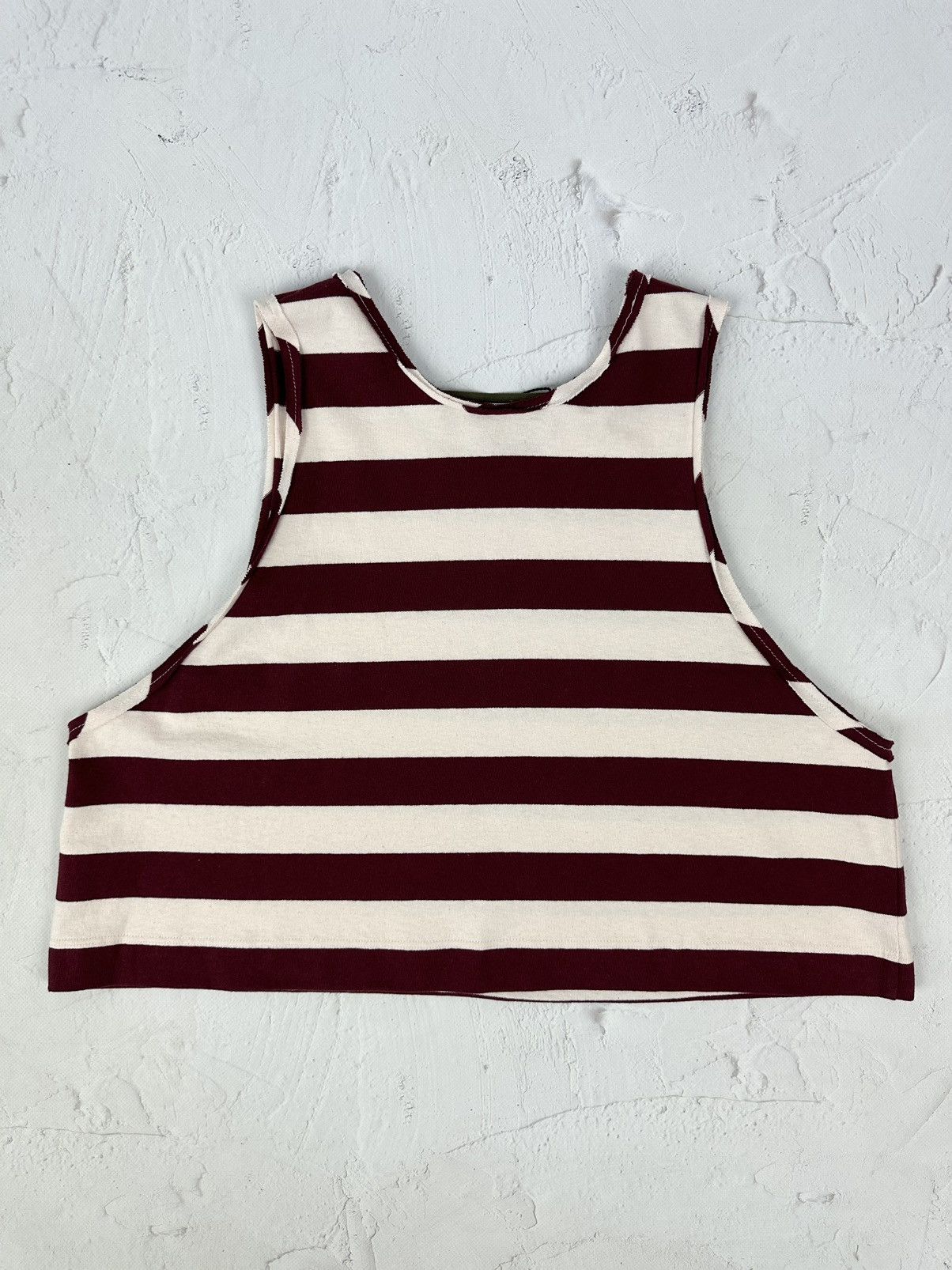 Vintage Tela Stripped Crop Top Size S / US 4 / IT 40 - 4 Thumbnail